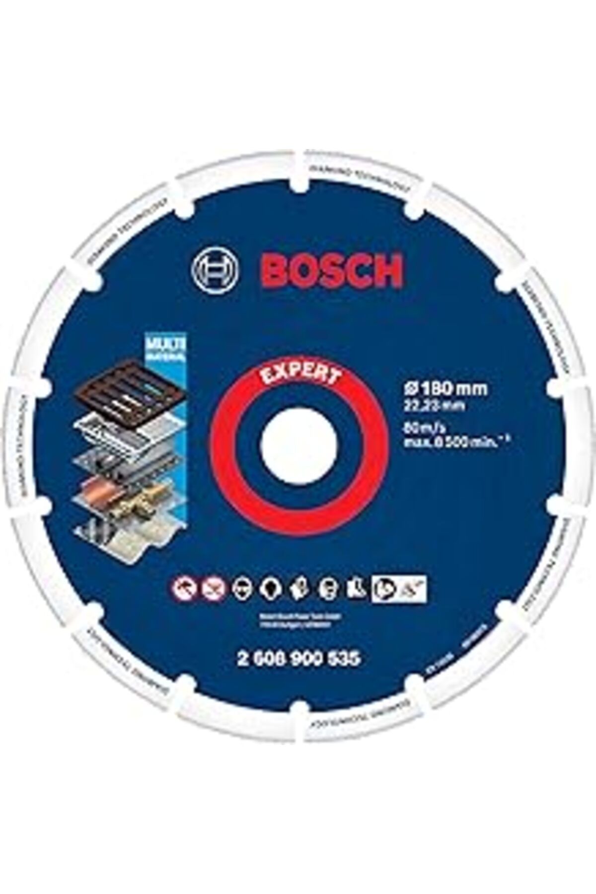 ebadi Professional 1X Expert Metal Wheel Büyük Boyutlu Kesici Diskler (Dökme Demir, Paslanm