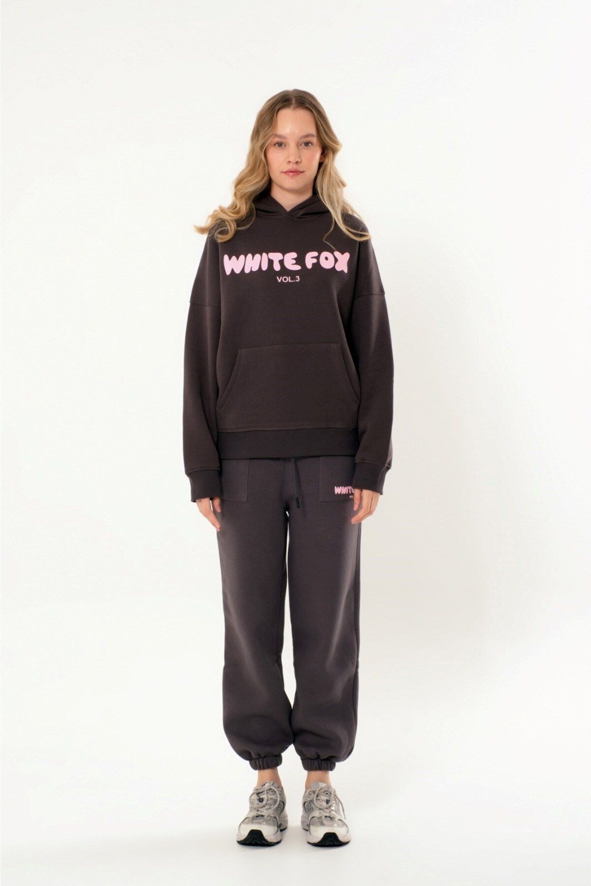 The Champ Clothing-Women's Oversize Sweatshirt & Sweatpants Set Mixed Style, Extracted Plaid Design 3