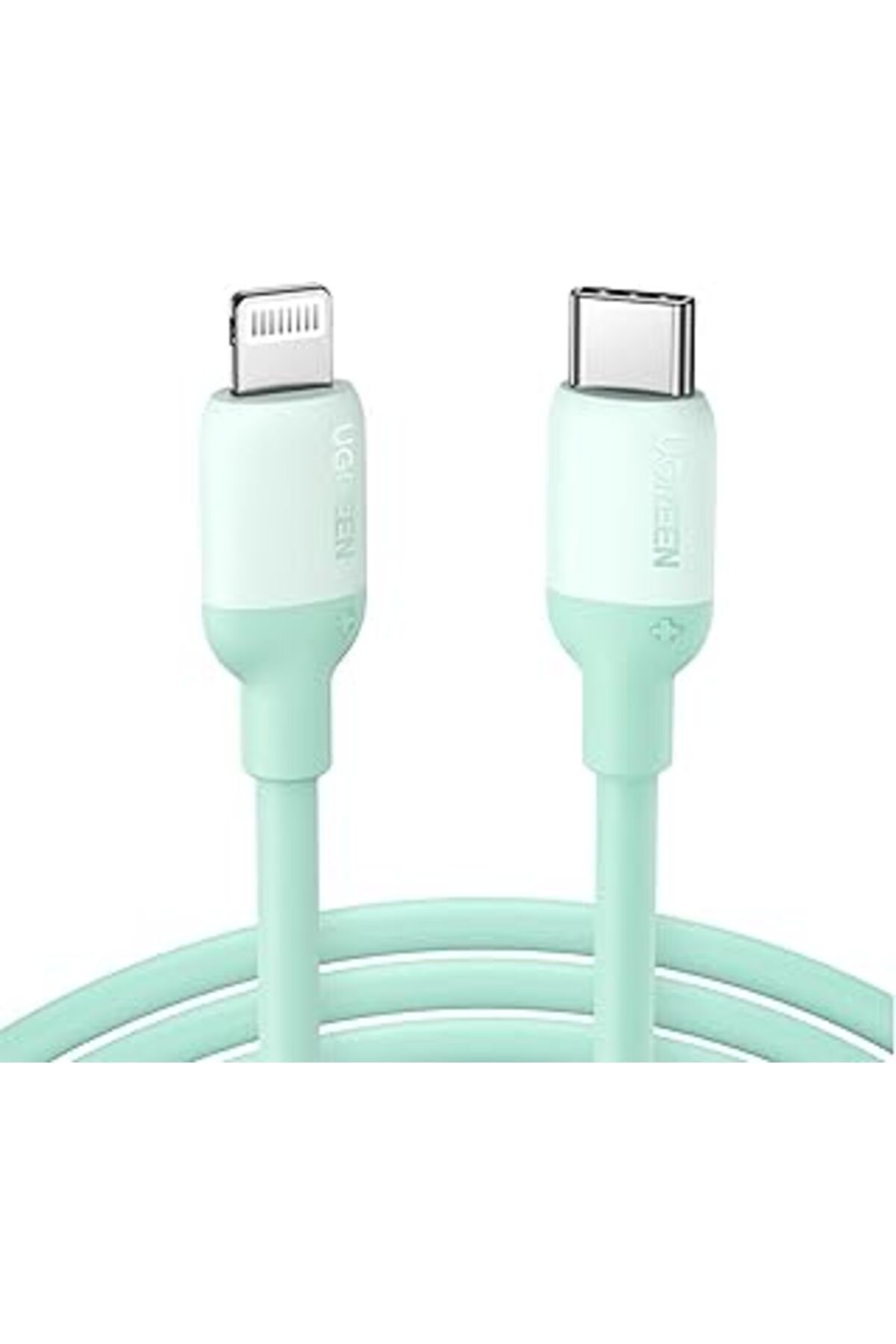 Roses Store Ugreen Type-C To Lightning Iphone Data Ve Şarj Kablosu Yeşil 1.5 Metre