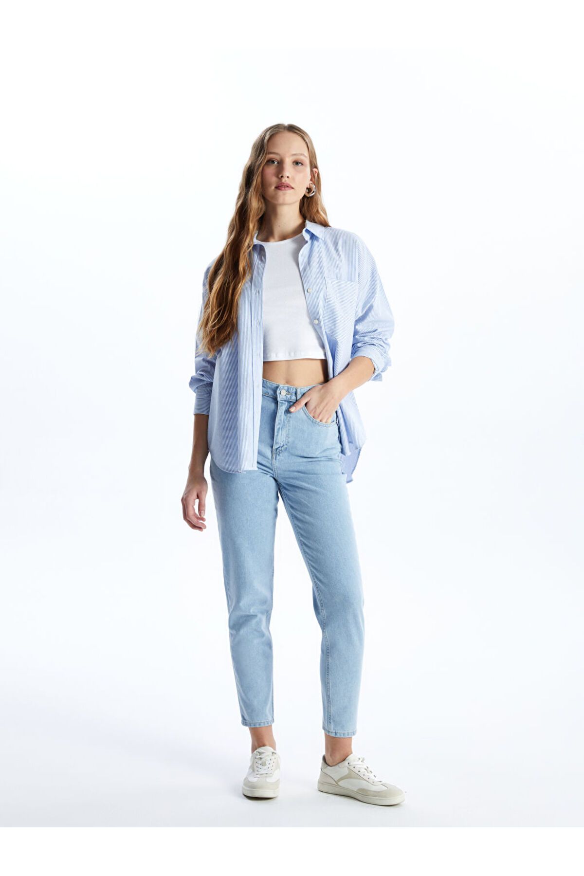 LC Waikiki Mom Fit Kadın Jean Pantolon