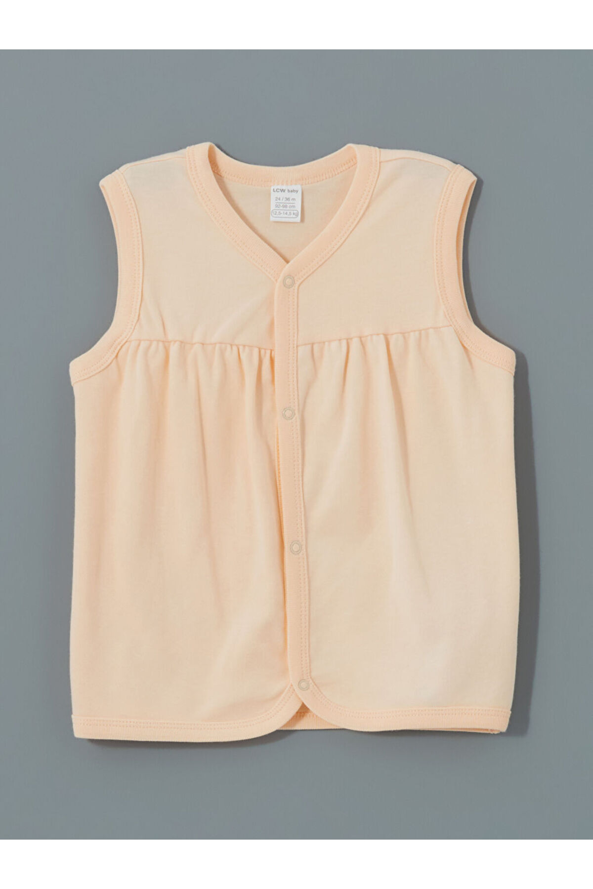LC Waikiki LCW V Yaka Basic Kız Bebek Yelek Fashion fotoğrafı 5 (önizleme)