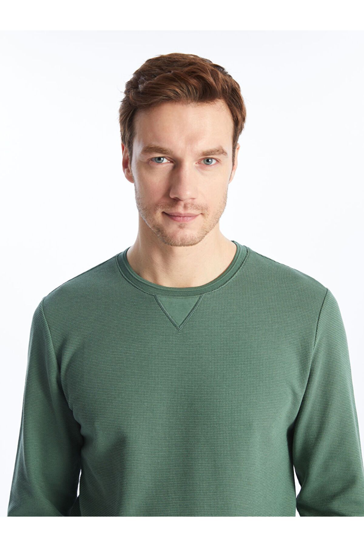 LC Waikiki Bisiklet Yaka Uzun Kollu Erkek Sweatshirt