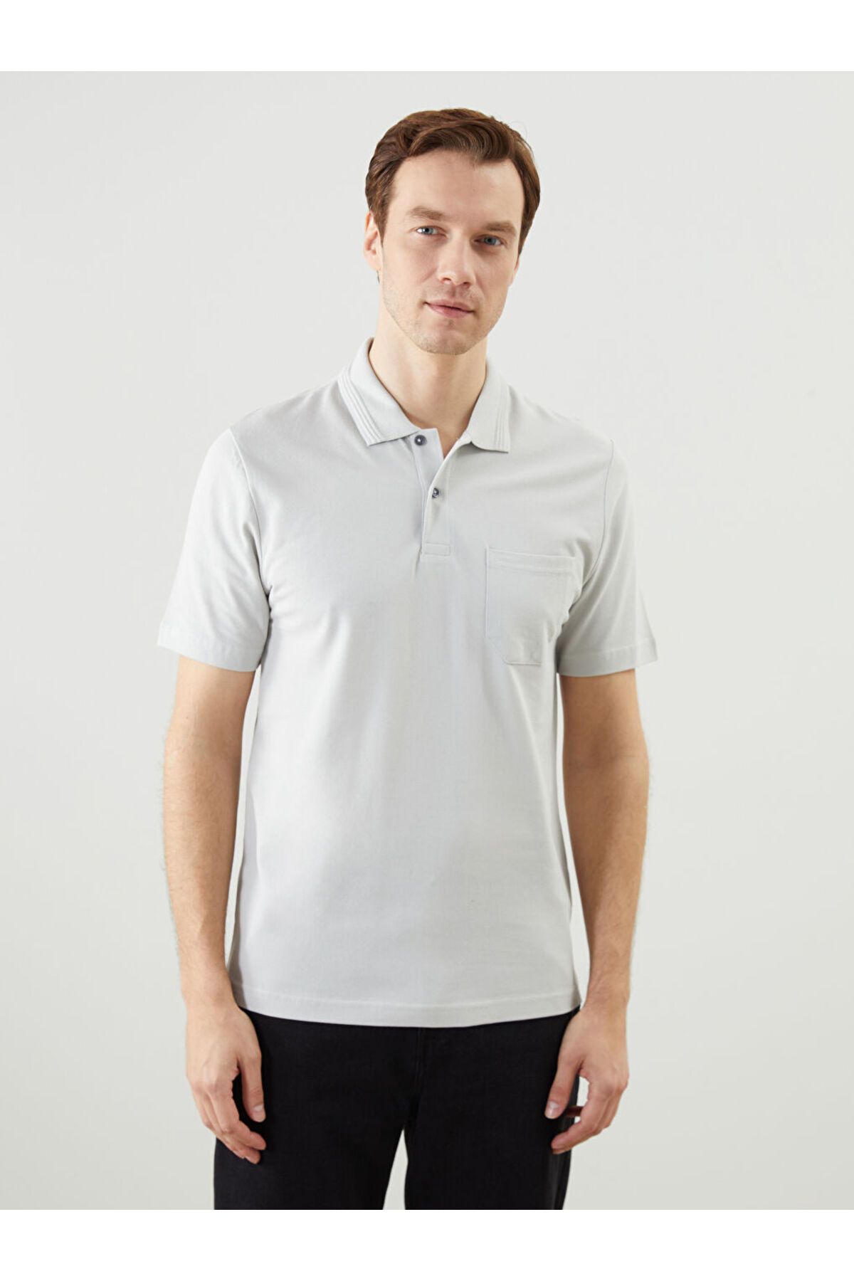 LC Waikiki Yeni Sezon Polo Yaka Kisa Kollu Pike Erkek Tisort - S52840Z8