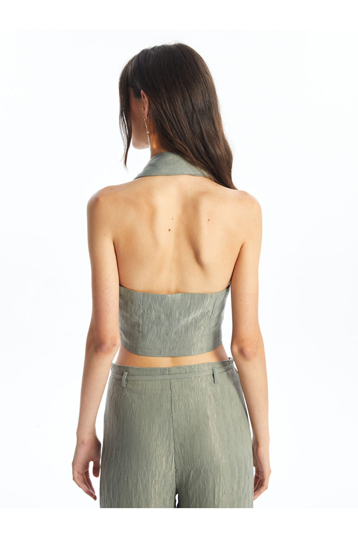LC Waikiki-Women's V-Neck Straight Vest 4