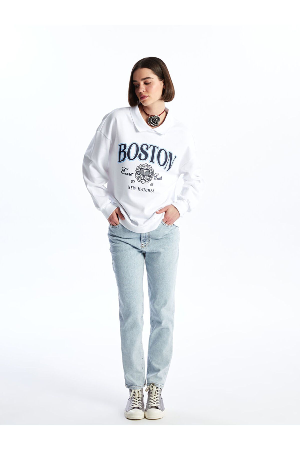 LC Waikiki Slim Mom Kadın Jean Pantolon
