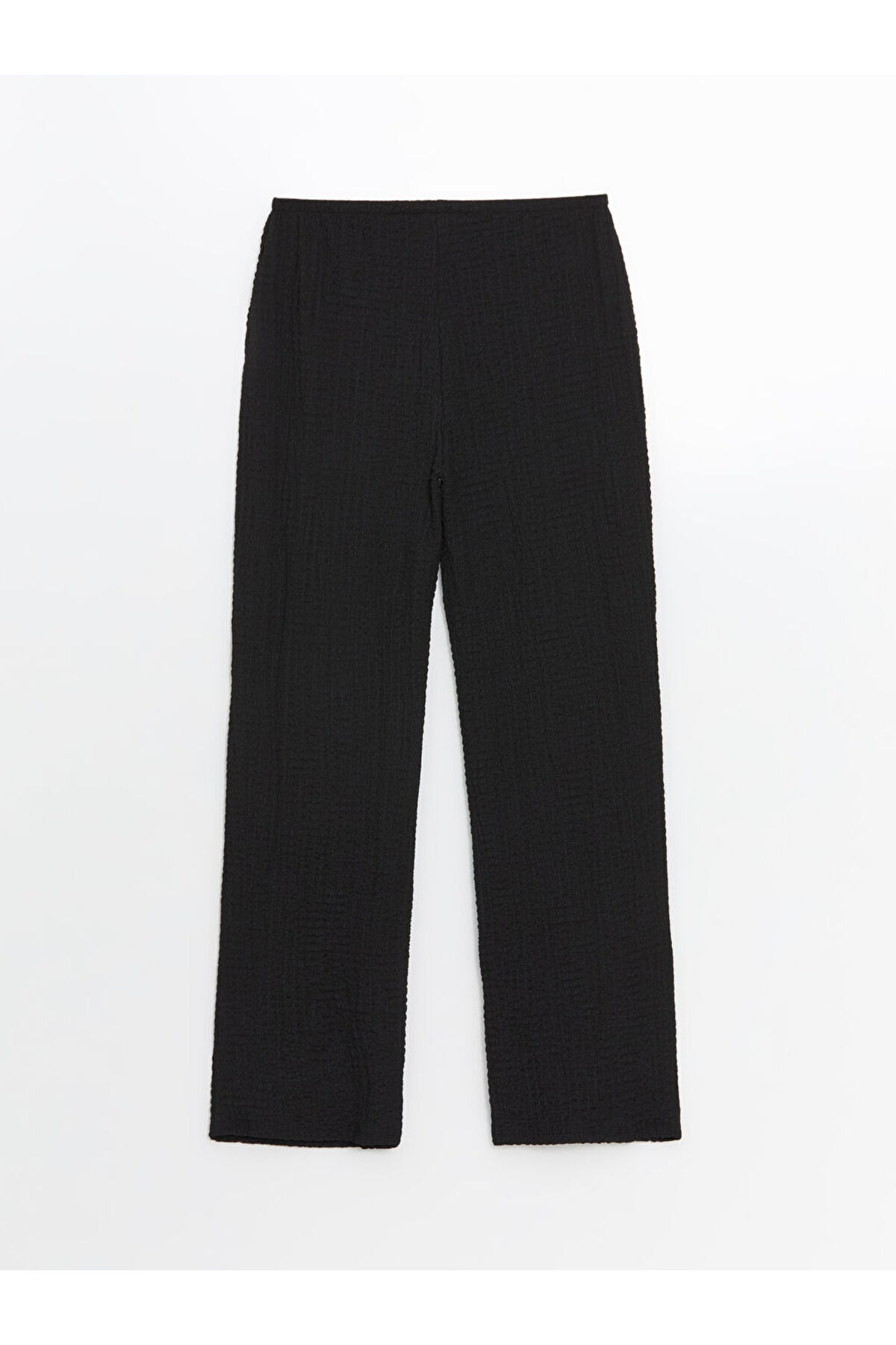 LC Waikiki-New Season Elastic Waist Textured Women's Trousers - S5H175Z8 6
