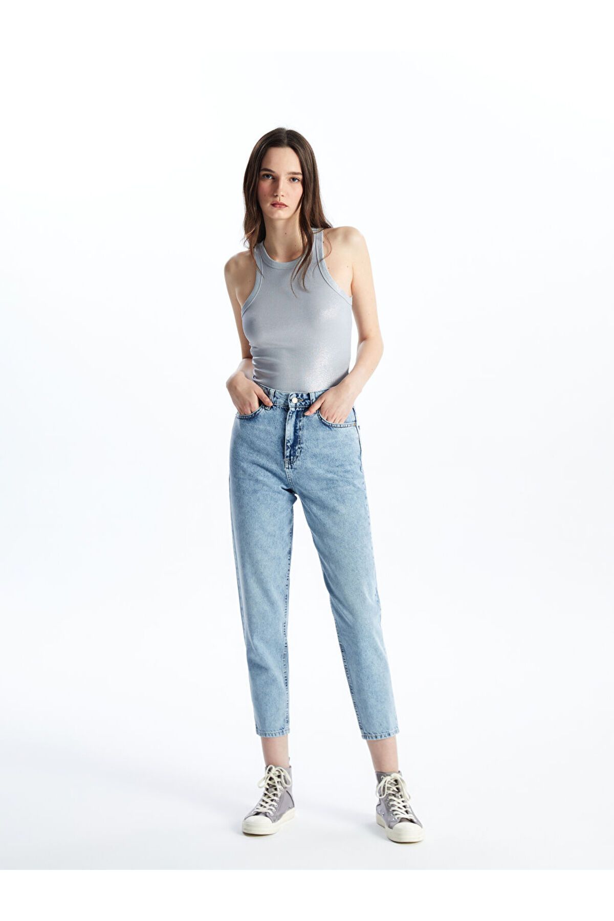LC Waikiki Mom Fit Kadın Jean Pantolon