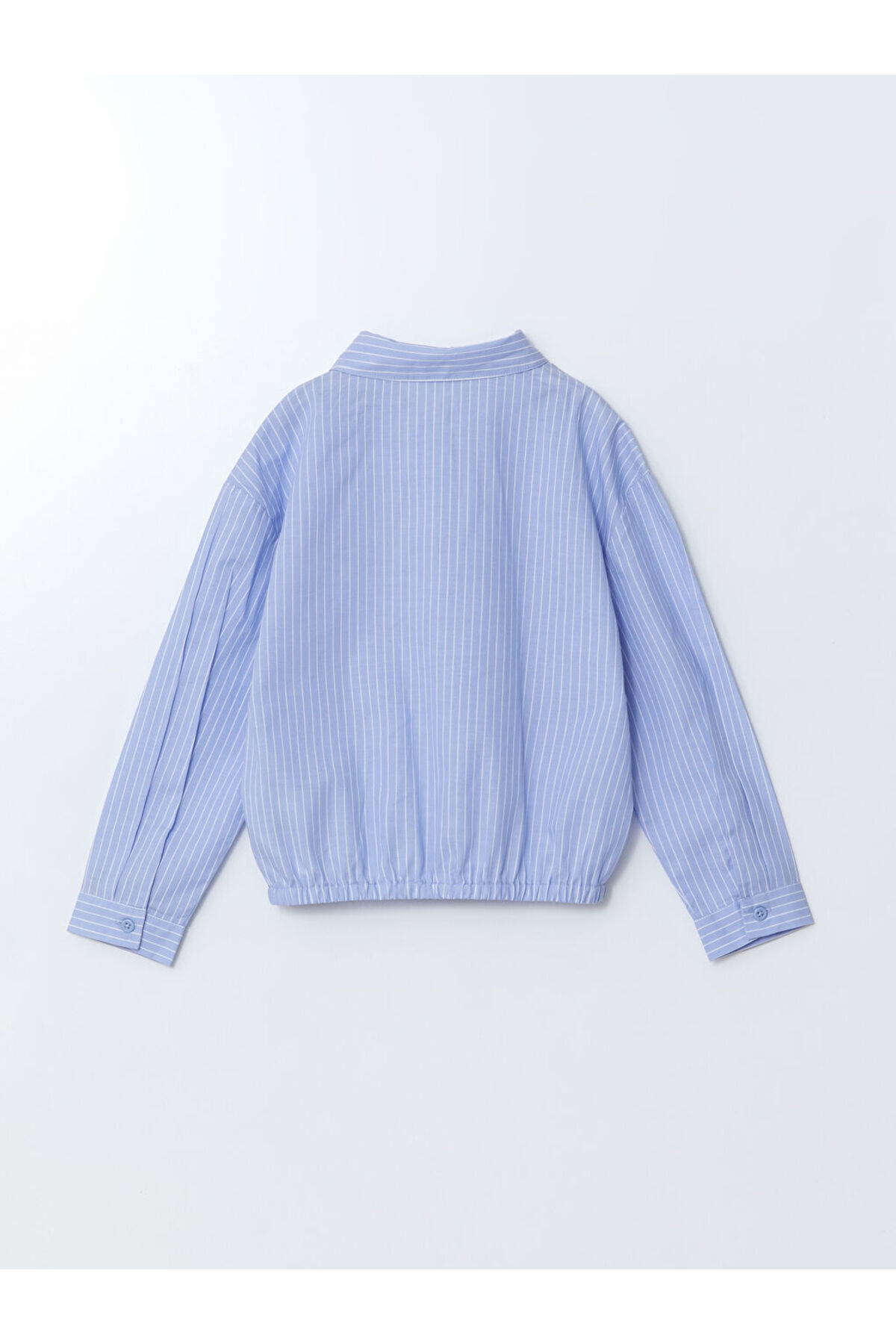 LC Waikiki Mavi Çizgili Kız Çocuk Gömlek fotoğrafı 2 (önizleme)