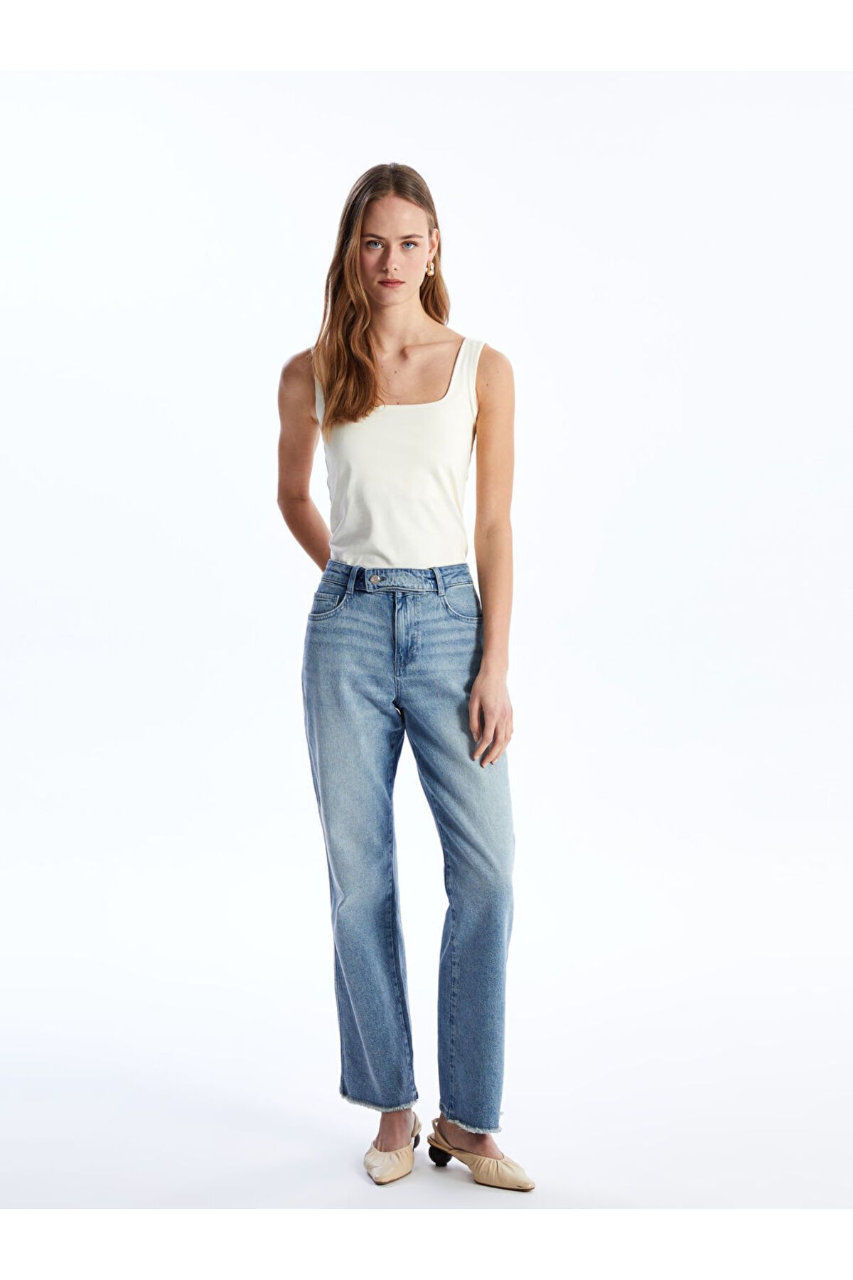 LC Waikiki Straight Fit Kadın Jean Pantolon
