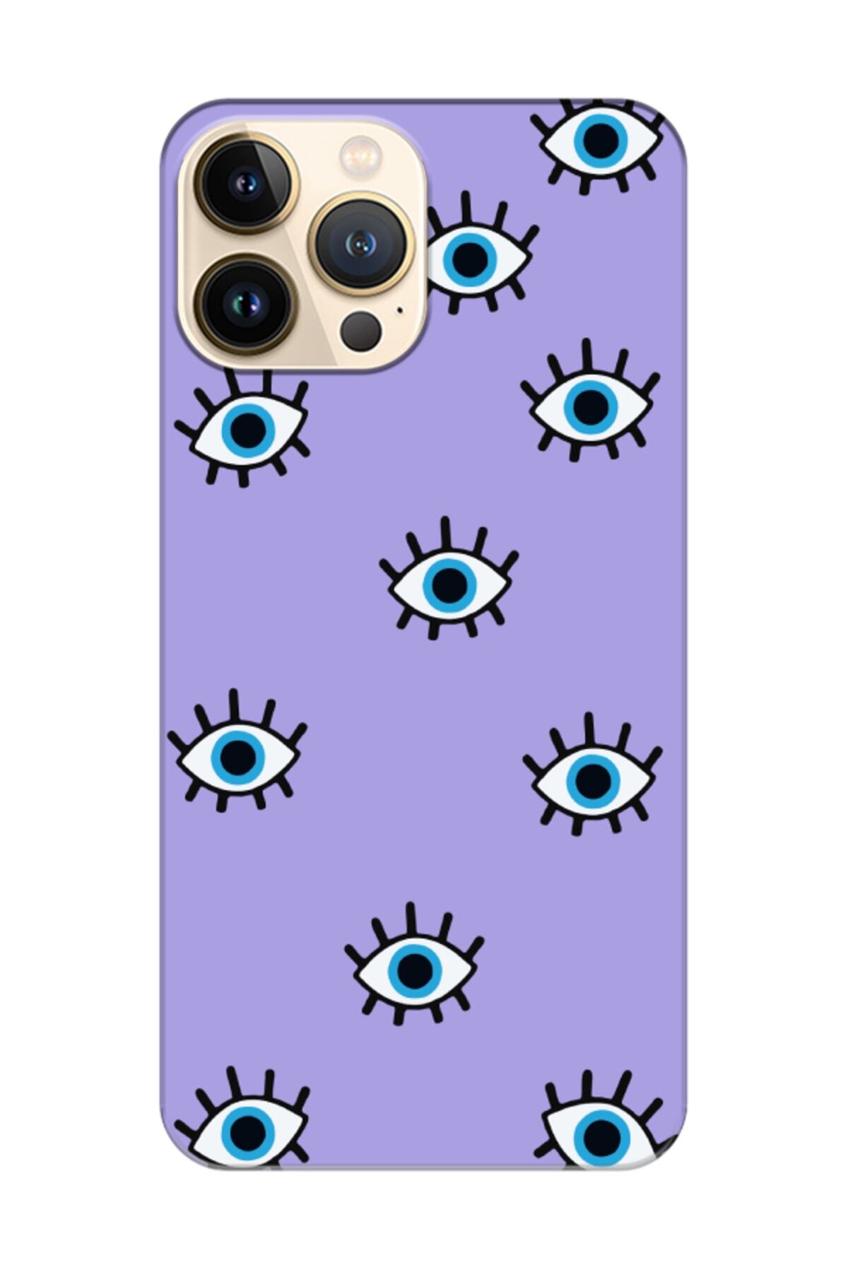 iPhone 13 Pro Max Evil Eye Purple Phone Case