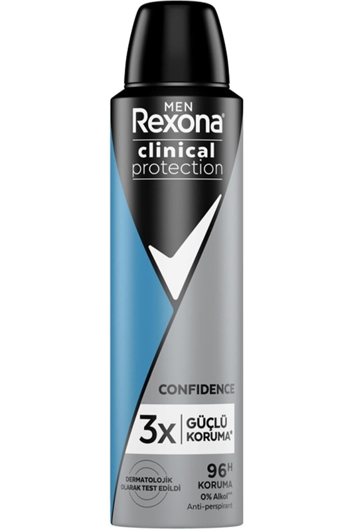 دئودورانت اسپری مردانه رکسونا کلینیکال پروتکشن 150 میلی‌لیتر – محافظت 96 ساعته Rexona