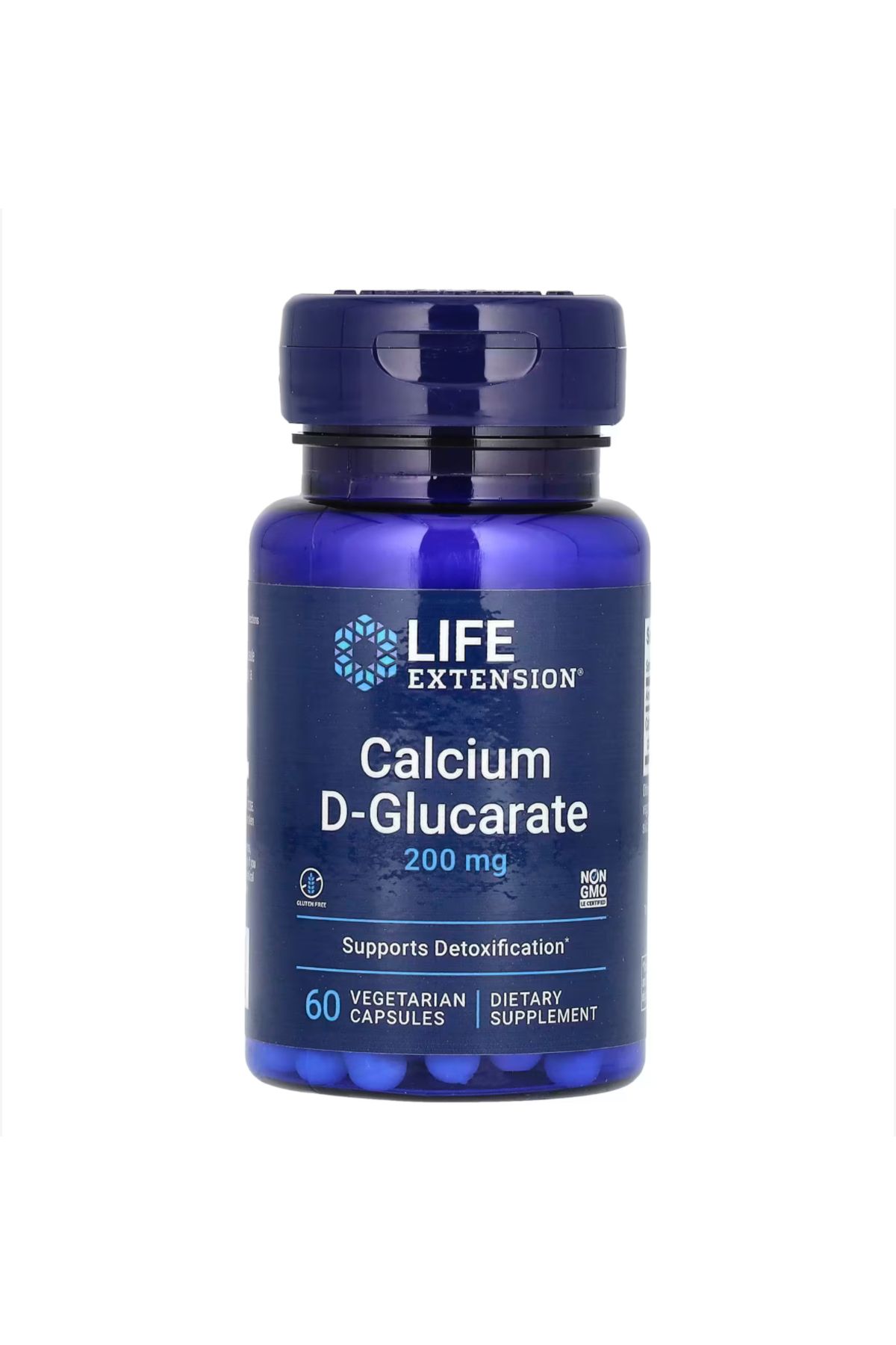 Life Extension , Calcium, D-Glucarate, 200 mg, 60 Vegetarian Capsules vr66