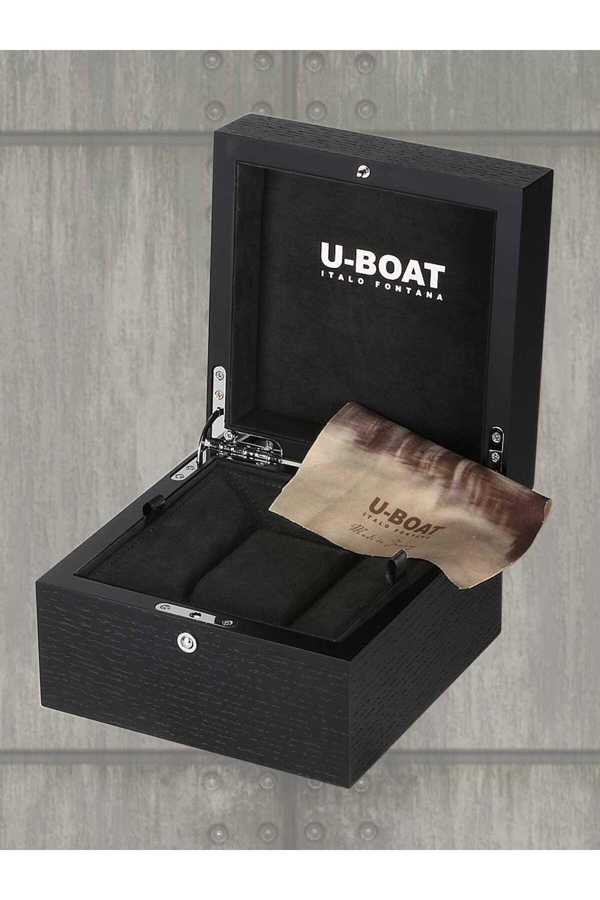 U-BOAT-9674 Capsoil Doppiotempo SS GMT Mens Watch 55mm 10ATM 6