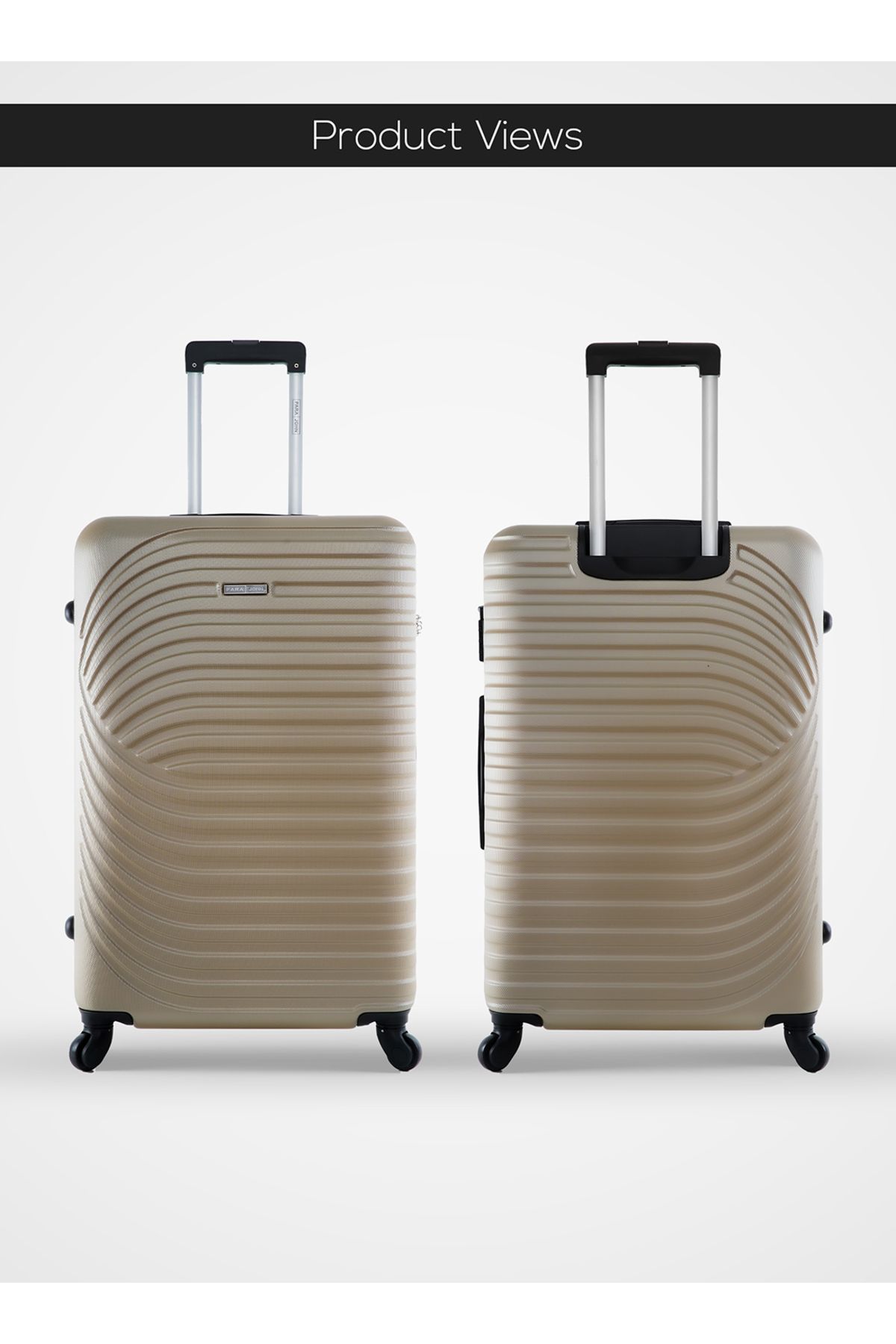 PARAJOHN-Sparkle checked-in Luggage – Lightweight ABS Hard Shell Trolley Bag with Spinner Wheels & TSA Lock 5