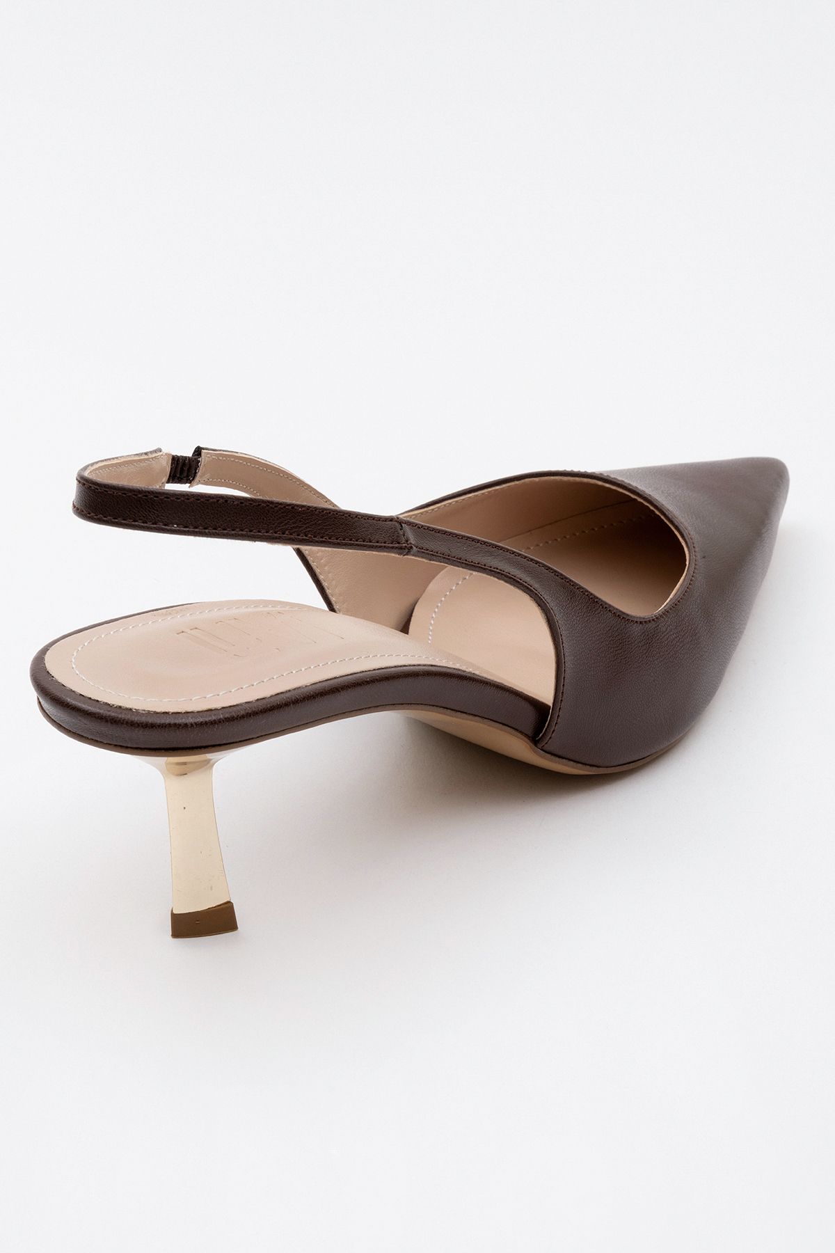استیلتو چند رنگ زنانه پوست قهوه مارتن کفش های زیبا luvishoes