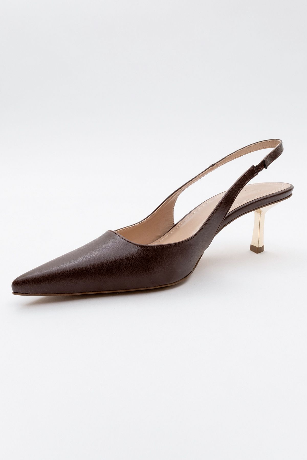 استیلتو چند رنگ زنانه پوست قهوه مارتن کفش های زیبا luvishoes
