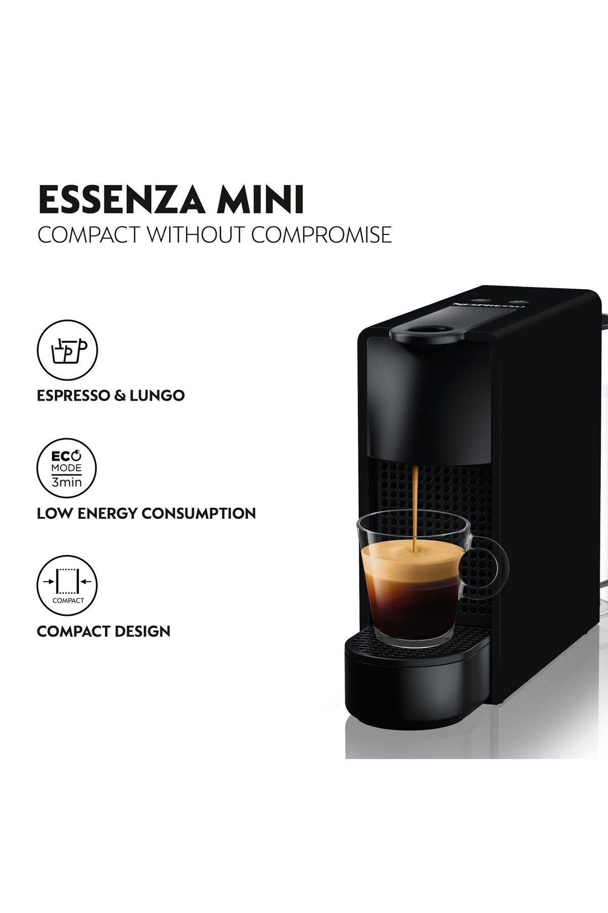 Nespresso-Ol Essenza Mini - Black Plain Design 10