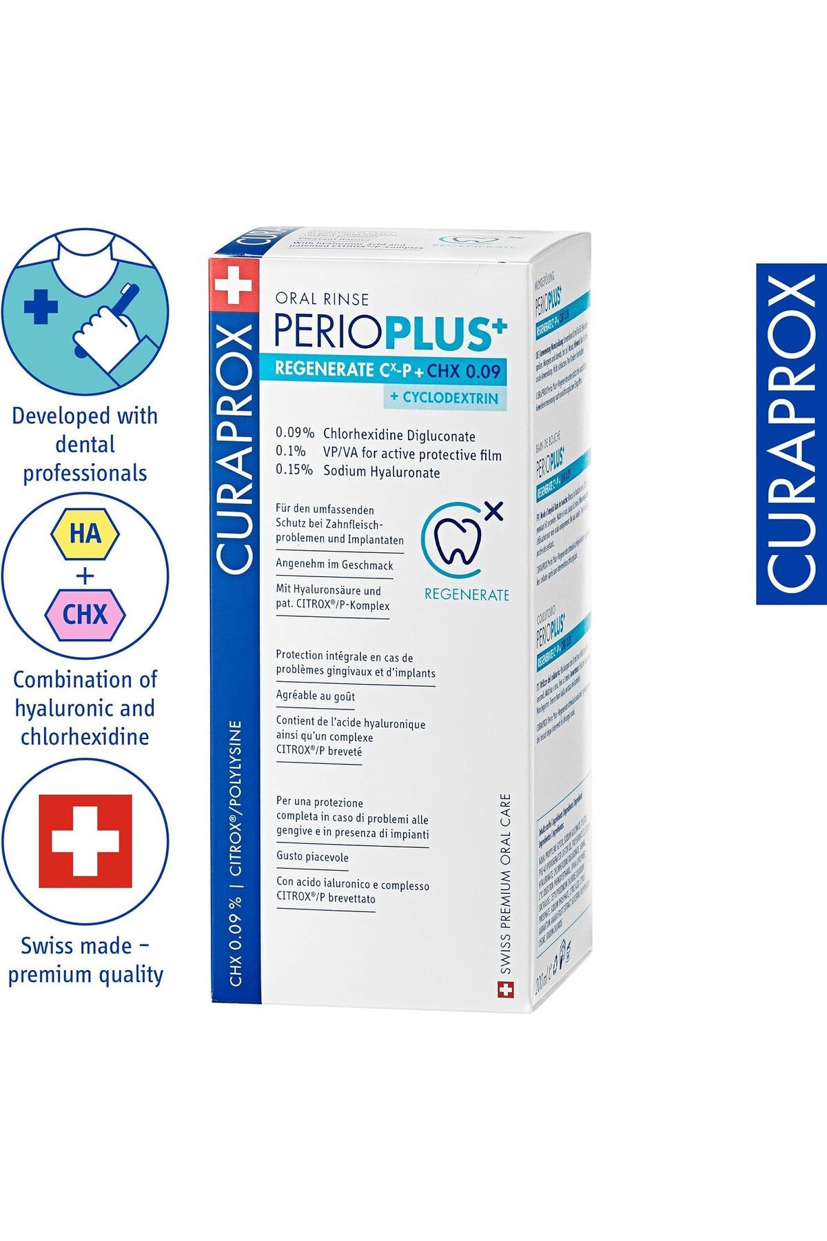 Curaprox-CURAPROX Perio Plus Regenerate Mouthwash, 200 ml, CPP209 2