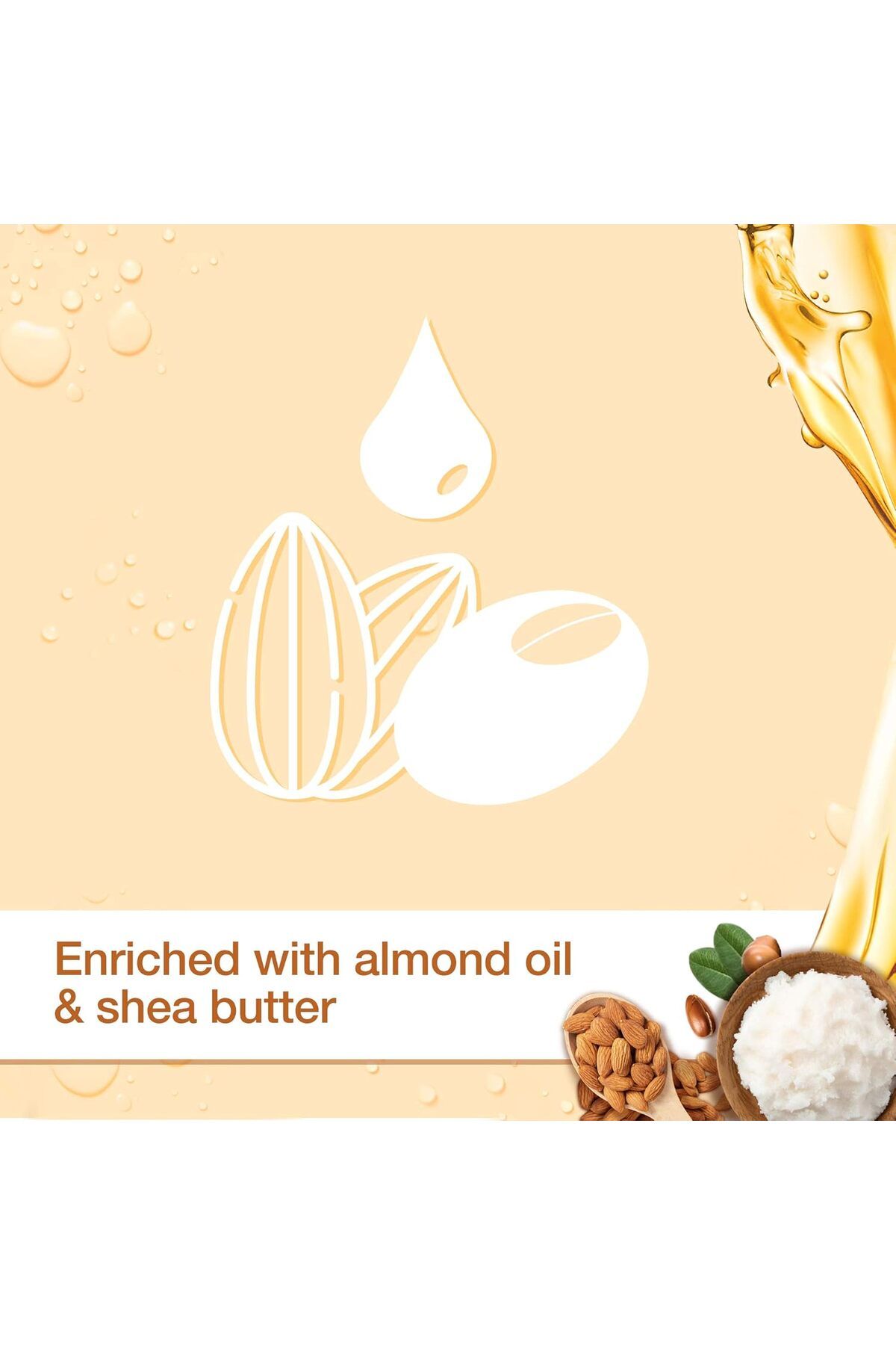 Johnson's-JOHNSON OIL-IN BODY WASH ALMOND OIL & SHEA BUTTER 250ML 6