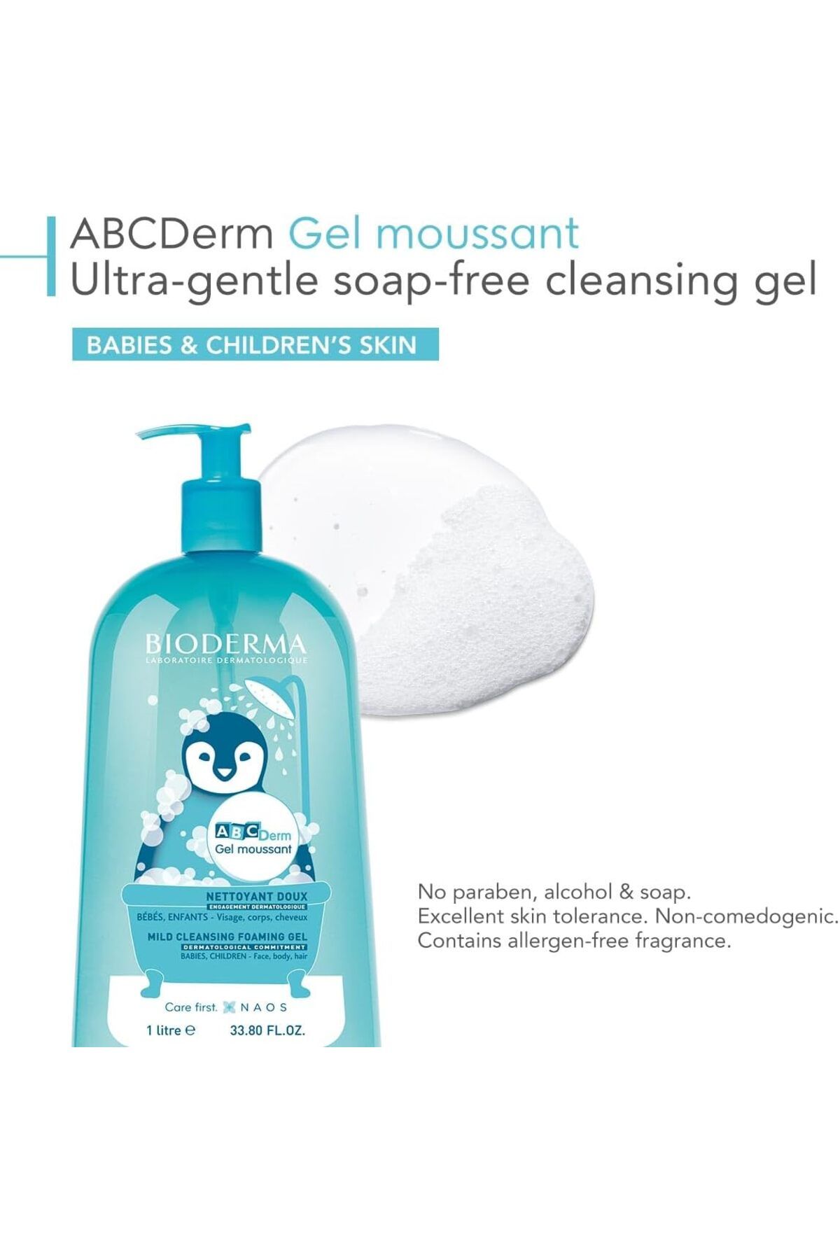 Bioderma-Abcderm Foaming Cleanser 200 ml 13
