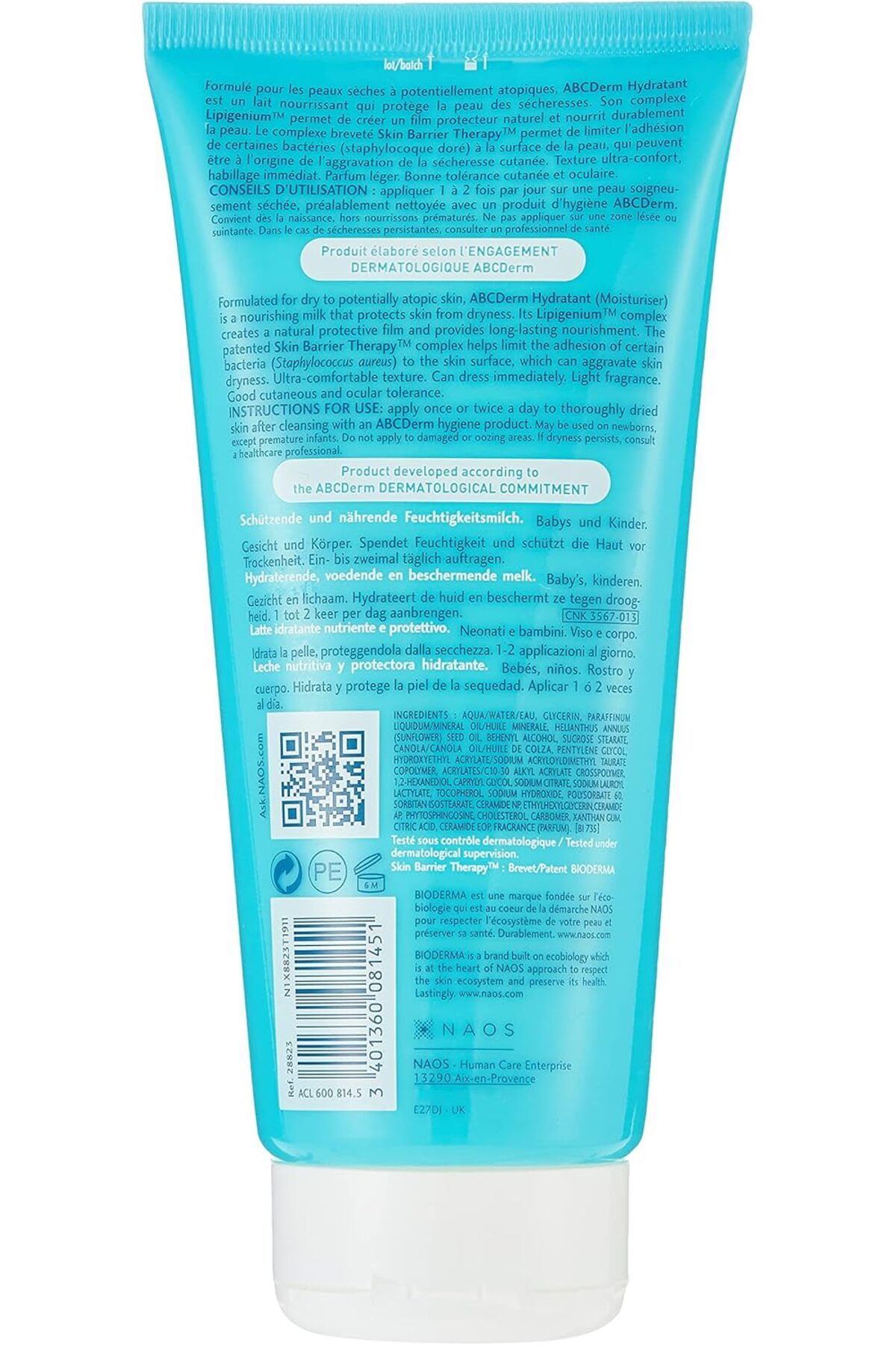 Bioderma-Abcderm Hydratant 200ml 12