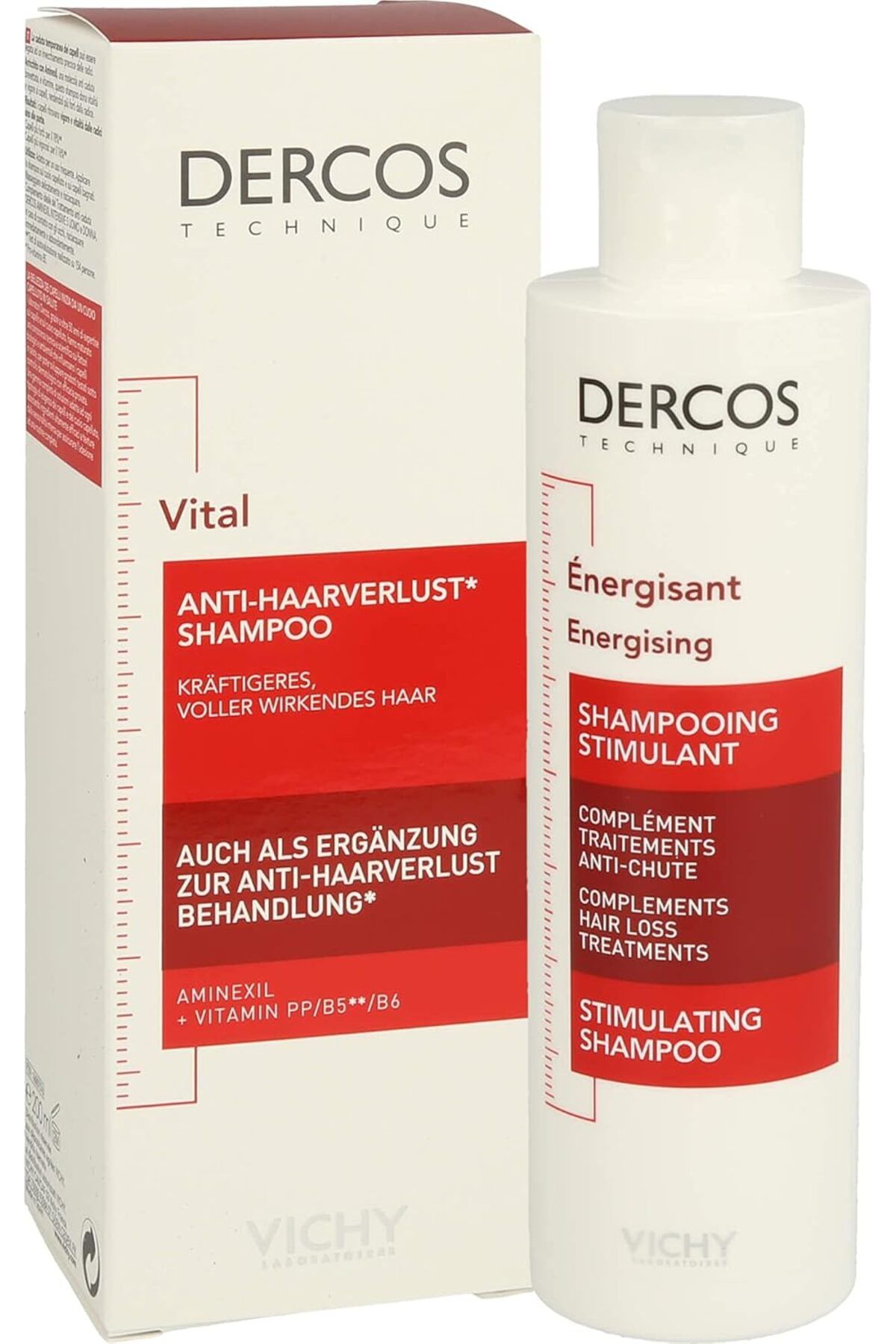 Vichy-Dercos Energy 200 ml Strengthening and Volumizing Hair Loss Shampoo 10