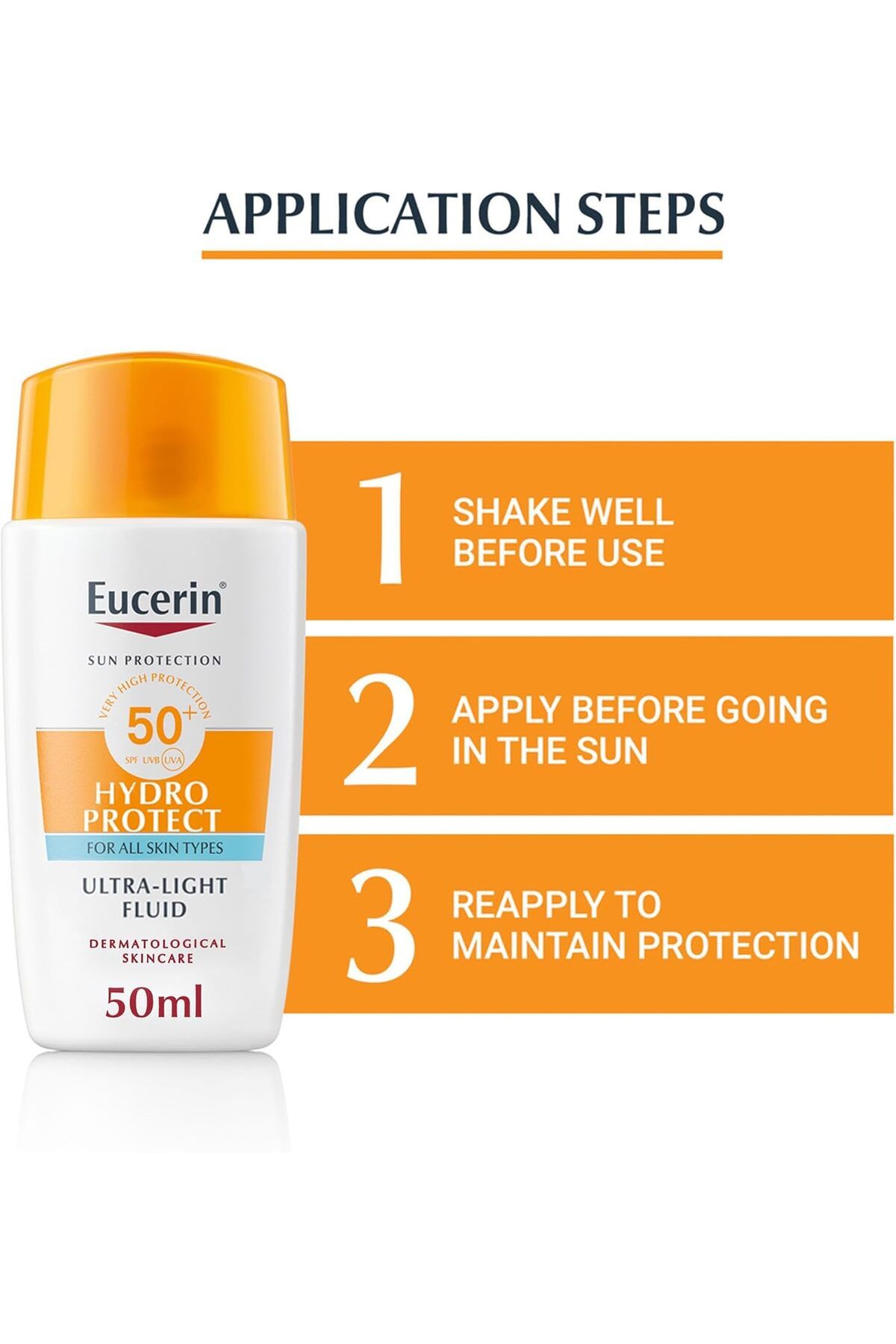 Eucerin-, Sun Face Hydro Protect Ultra Light Fluid Spf 50+ 50 mL 15