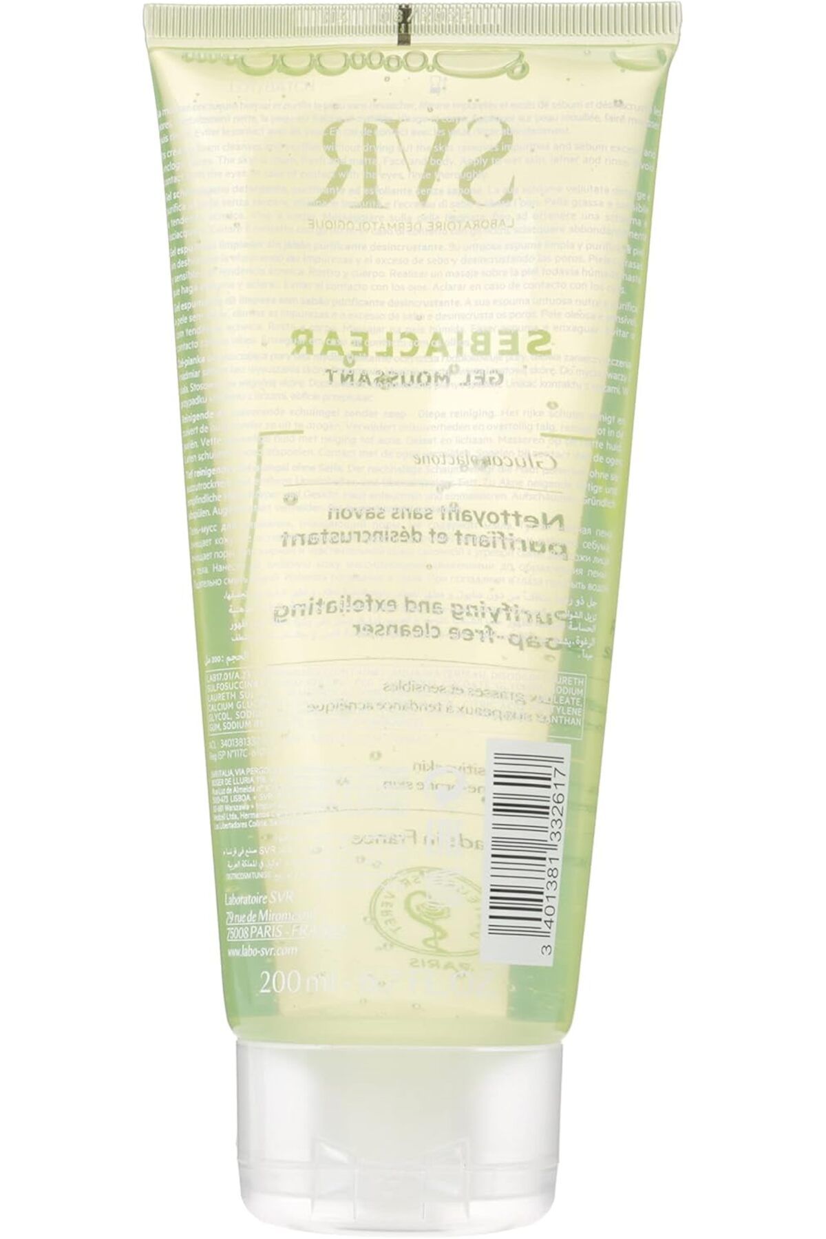 SVR-Sebiaclear Foaming Gel 200 ml 6
