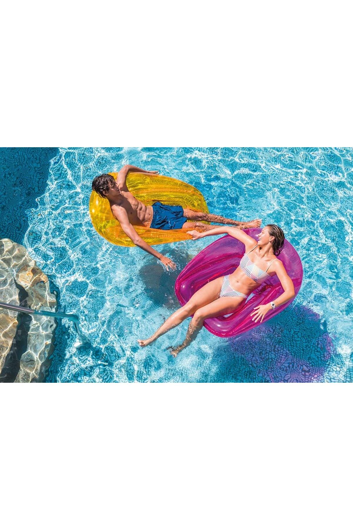 Intex-بيغل مربع شبكي ملون خافت للضوء 56802 8