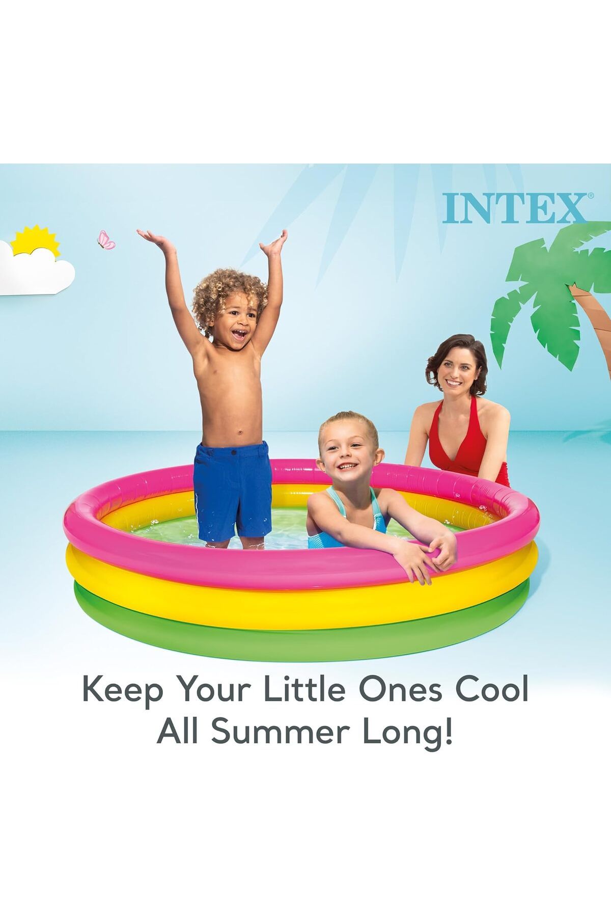Intex-Sunset Pool - 3 Bags, 147X33 Cm, 57422 6