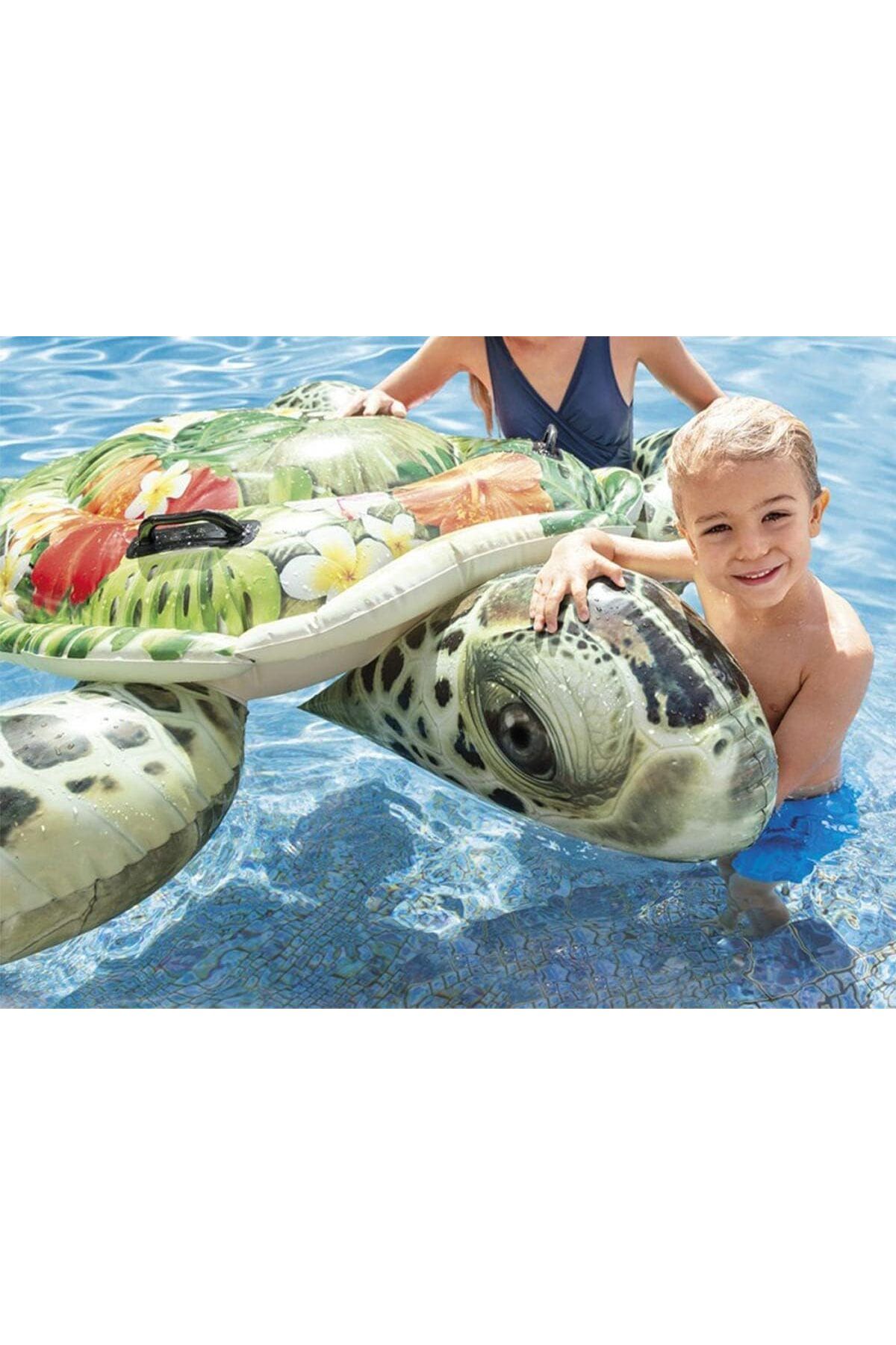 Intex-Intex Realistic Sea Turtle Ride On Float - 57555 7