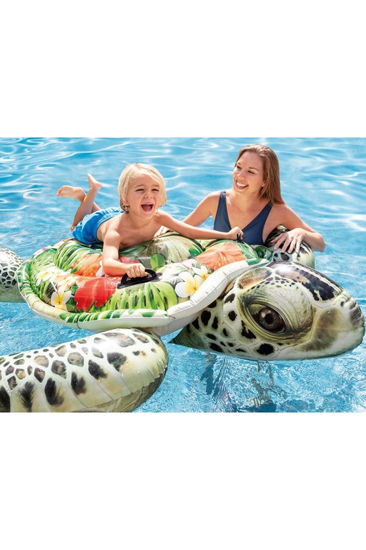 Intex-Intex Realistic Sea Turtle Ride On Float - 57555 2