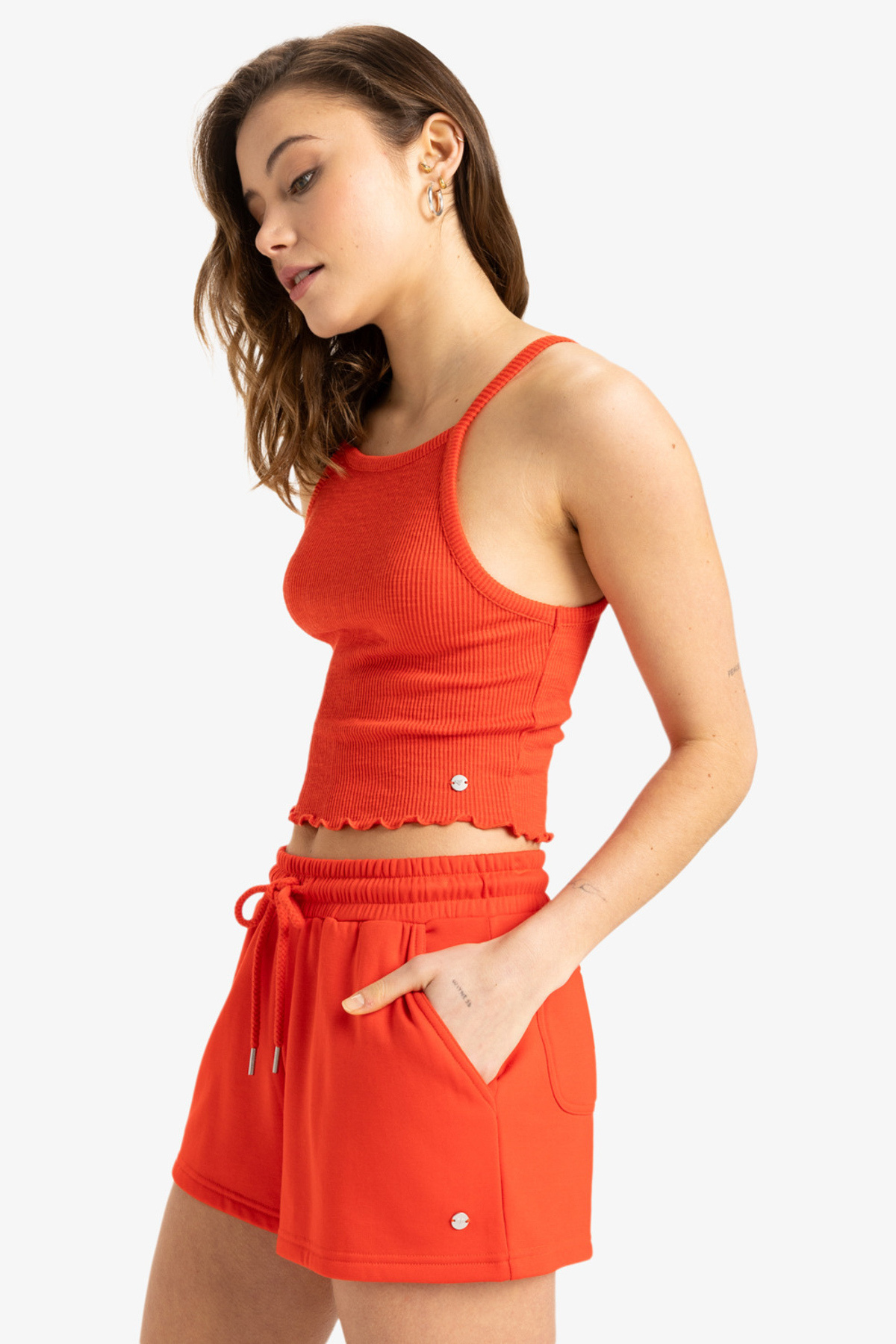 Roxy-Poppy Red Erjfb03418-Rnn0 Sweatpants 5