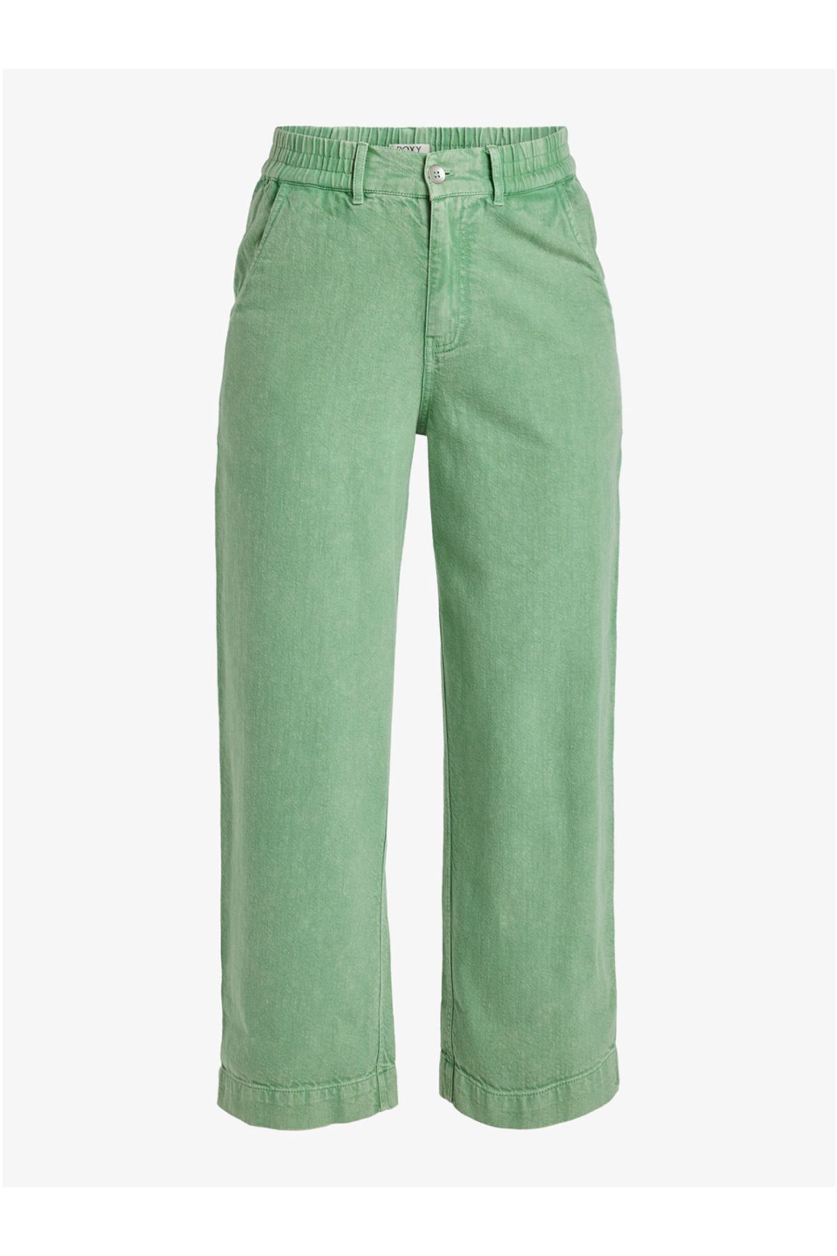 Roxy-Hose mit elastischem Bund für Damen – Mid Weight Washed Twill Cotton 4