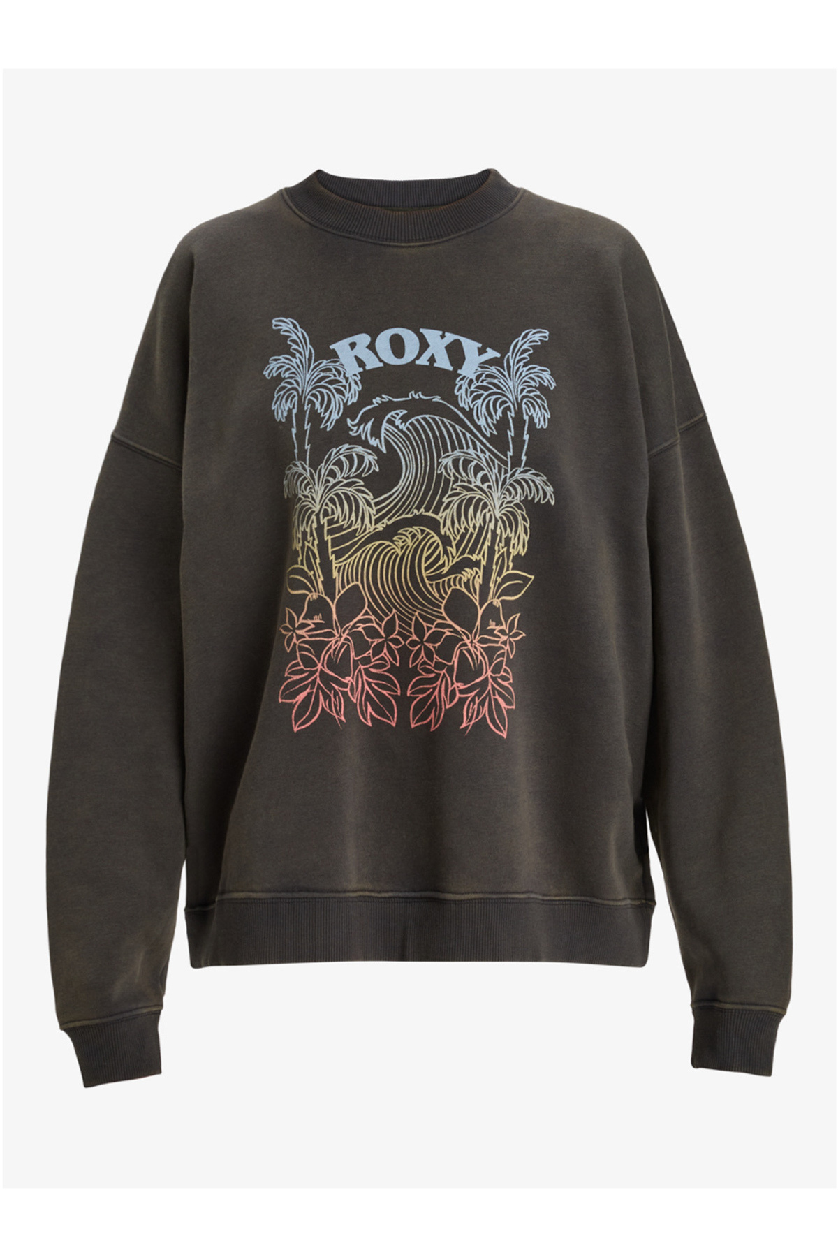 Roxy-Sweatshirt mit Rundhalsausschnitt für Damen – 55 % Algodon, 25 % recyceltes Algodon-Stoff 1