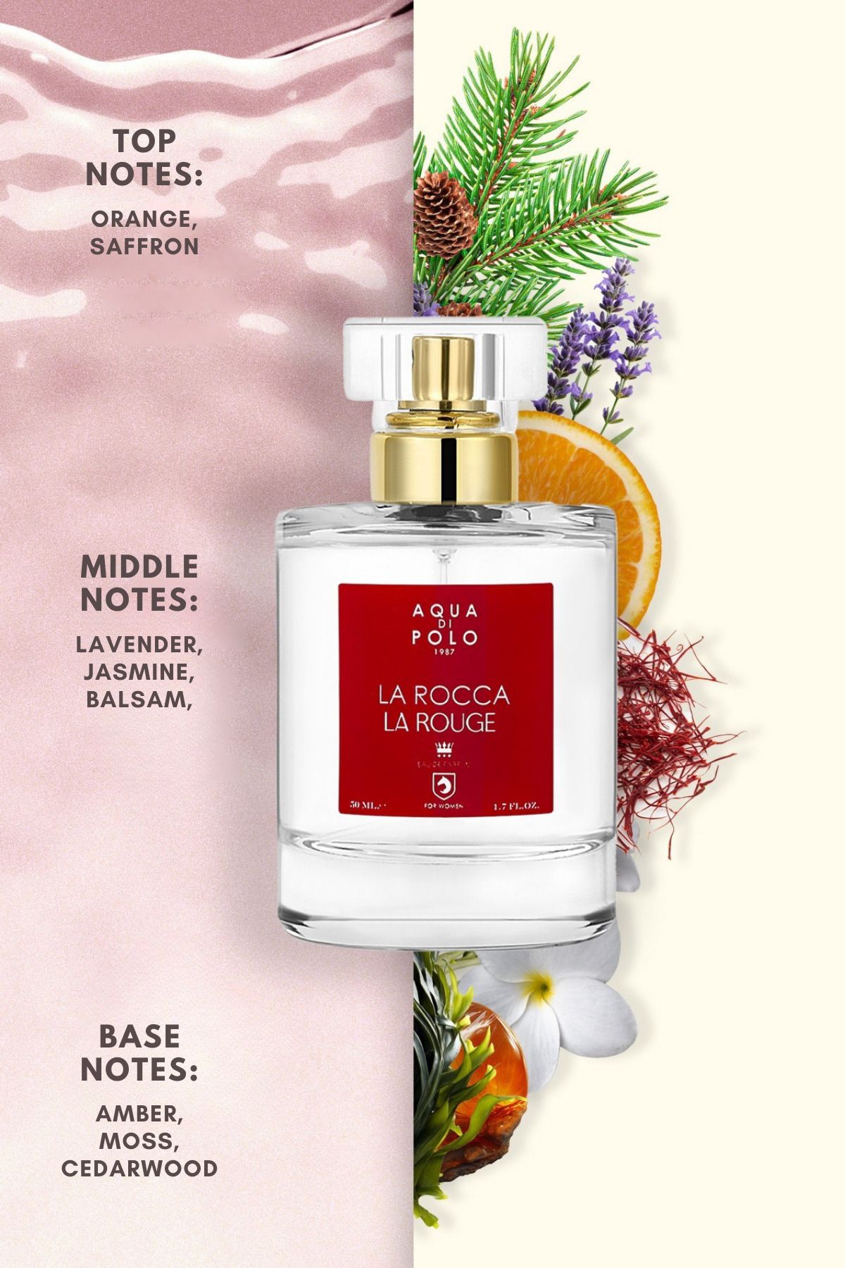 Aqua Di Polo 1987 عطر زنانه لا روکا لا روژ 50 میلی لیتر