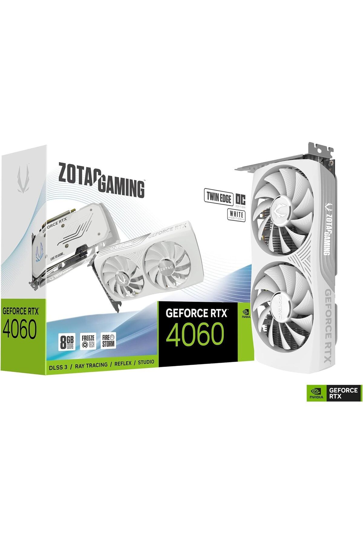 Zotac-Rtx4060 8gb Twın Edge Oc Zt-d40600q-10m Gddr6 128bit Hdmı Dp 15
