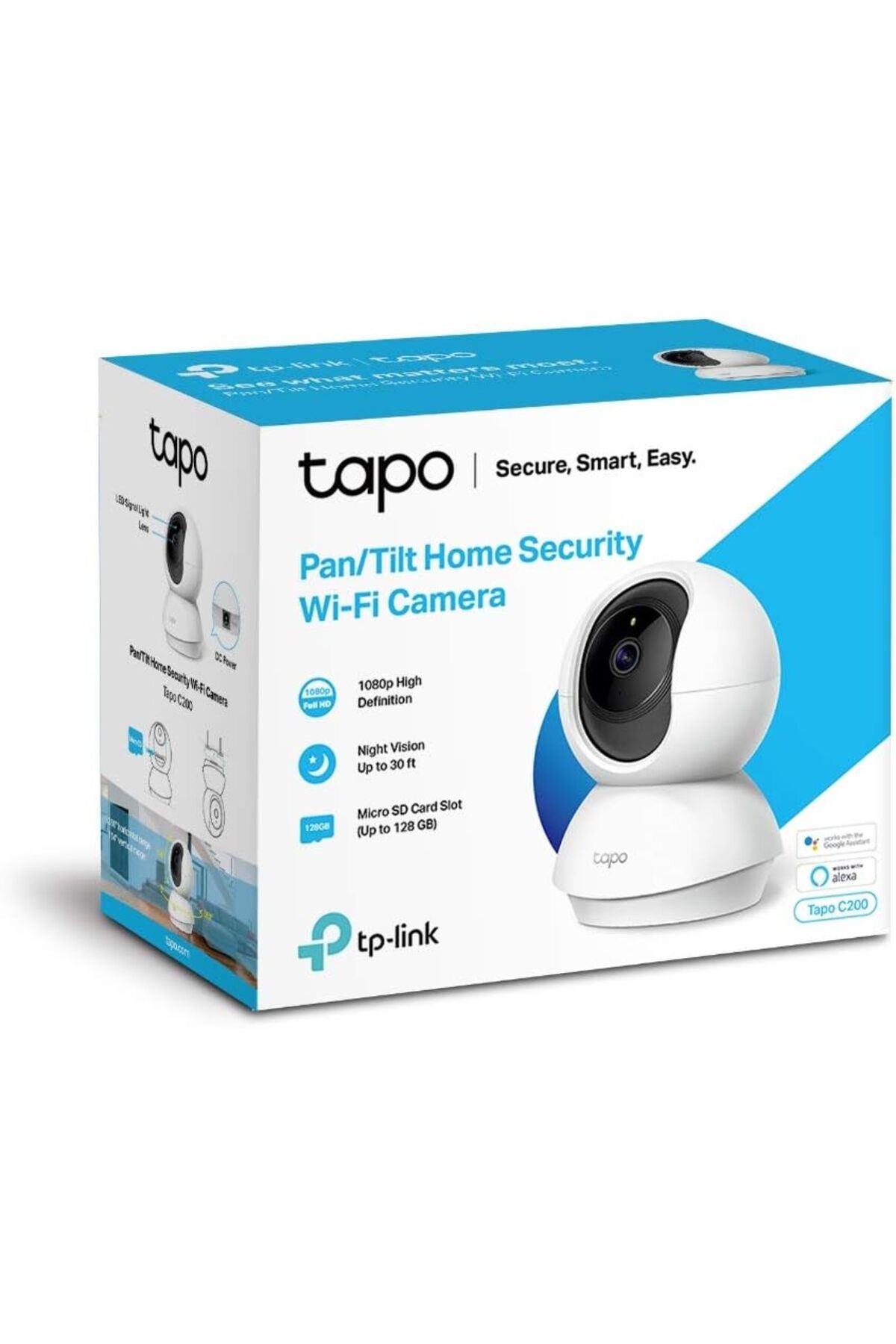 tapo-كاميرا مراقبة TP-Link Tapo Pan/Tilt بدقة 1080 بكسل، عرض دوار 360 درجة | تتبع الحركة | الحركة 6