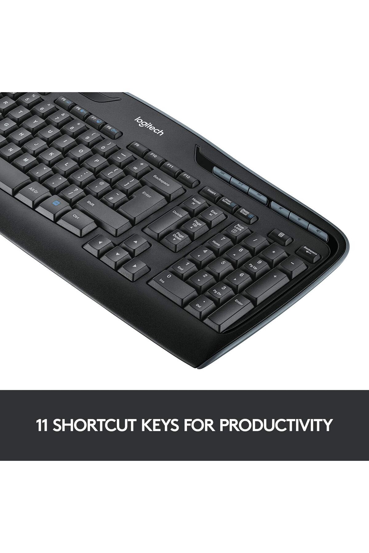 logitech-مجموعة لوحة المفاتيح والماوس اللاسلكية MK330 لنظام التشغيل Windows، 2.4 جيجا هرتز لاسلكية مع مستقبل USB، Po 3