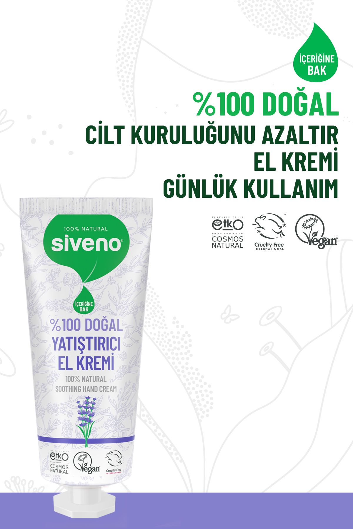 کرم دست کرمی 100 ٪ طبیعی و بدن اسطوخودوس ترمیم کننده مرطوب فشرده 30 میل Siveno