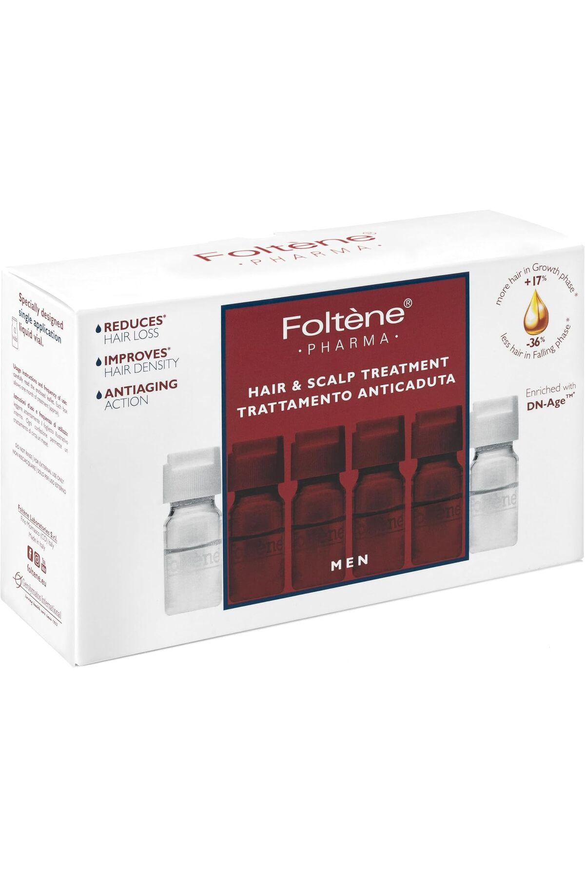Foltene-- علاج تساقط الشعر - 12 أمبولة - للرجال 4