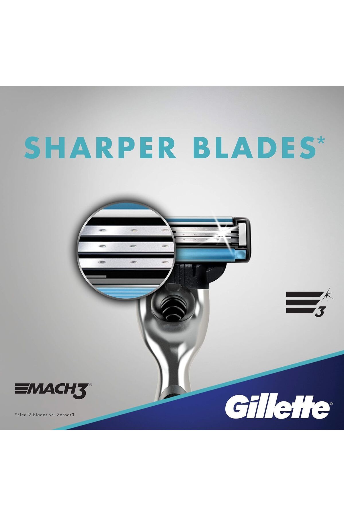 Gillette-جسم ماكينة الحلاقة Mach3 1 رأس 10