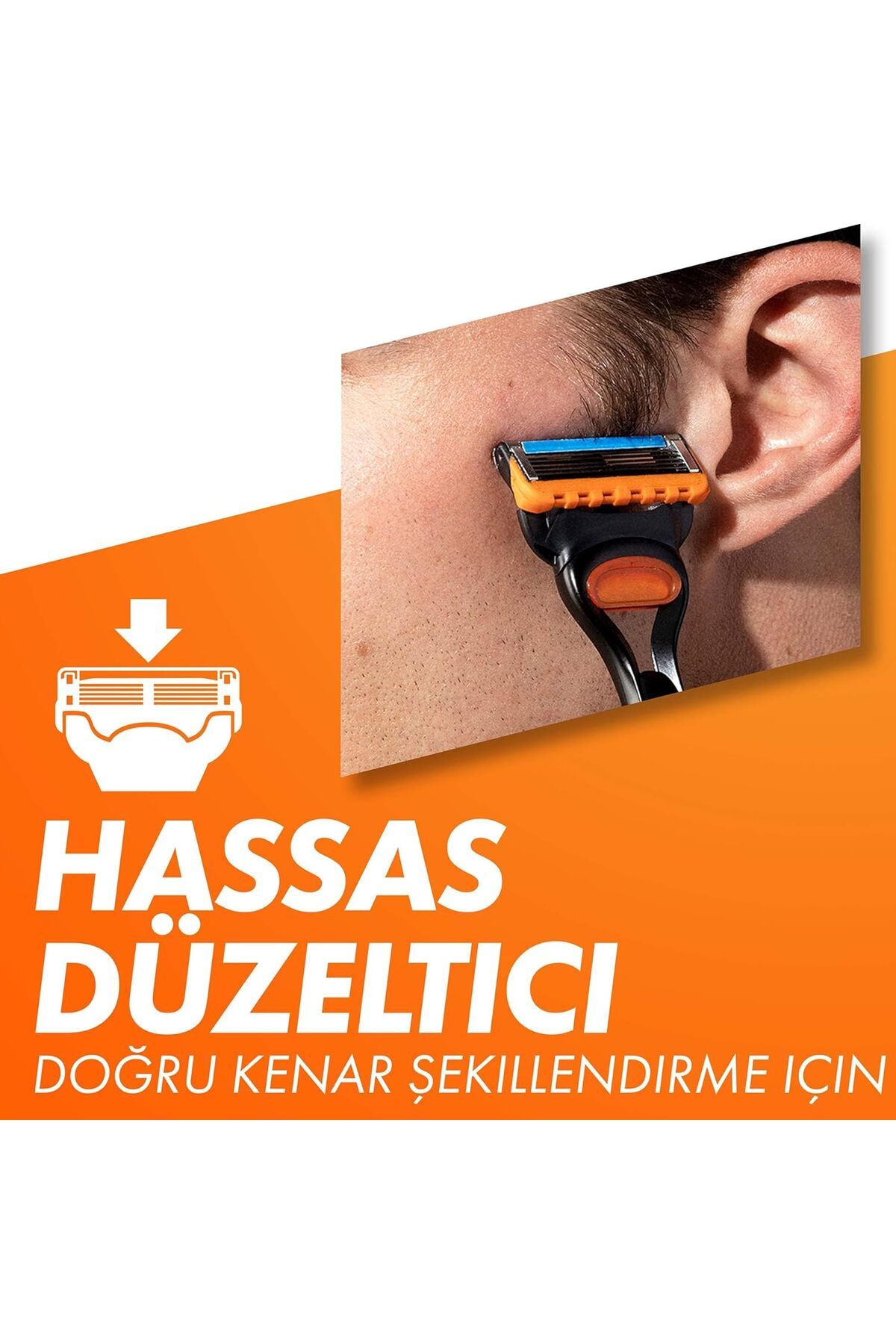 Gillette-شفرات حلاقة بديلة من فيوجن 4 قطع 16