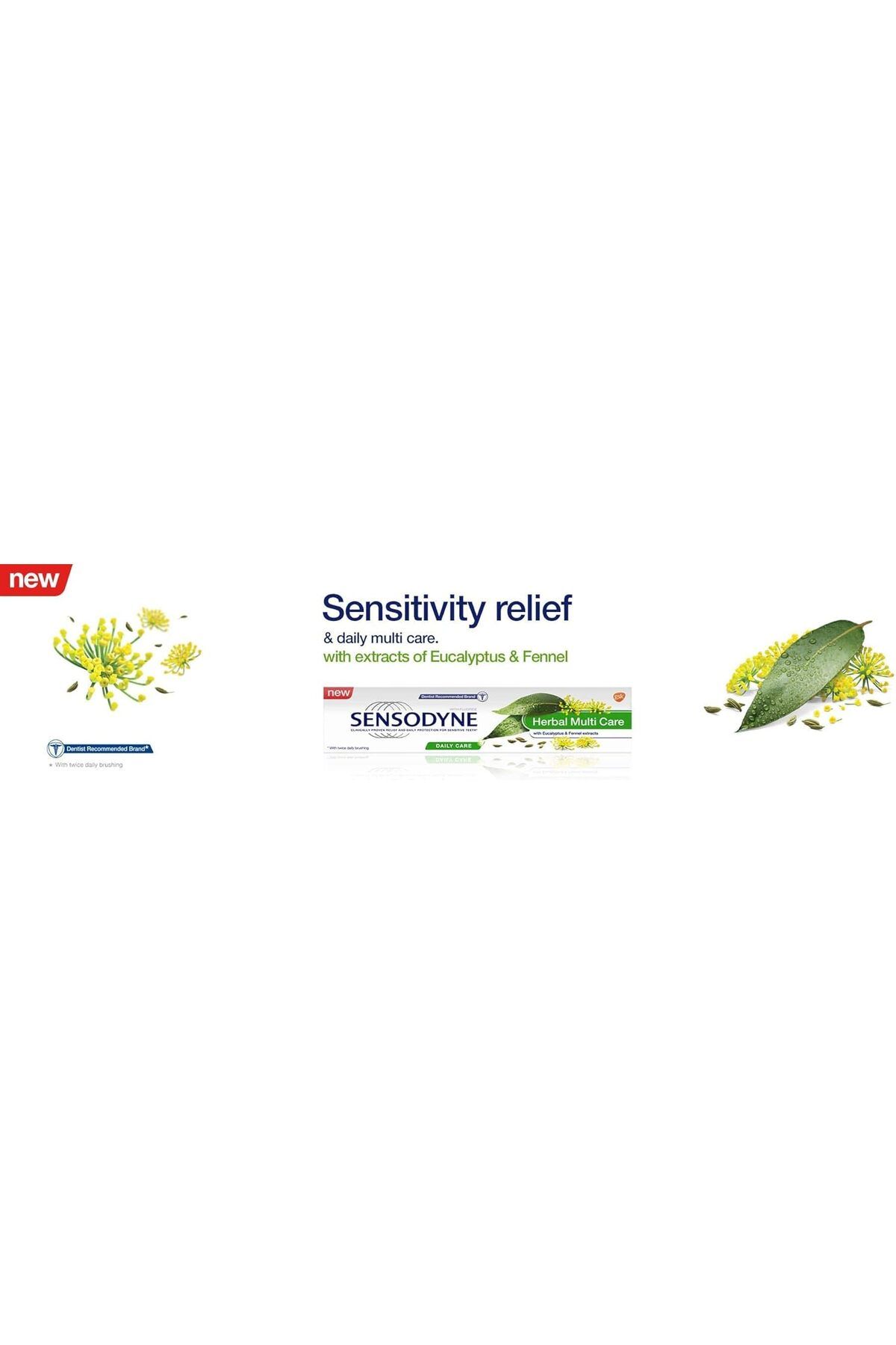 Sensodyne-T.p 100 ml Herbal Multi Care (9189) --- سنسوداين معجون اسنان عناية متعددة بالاعشاب 100مل 4