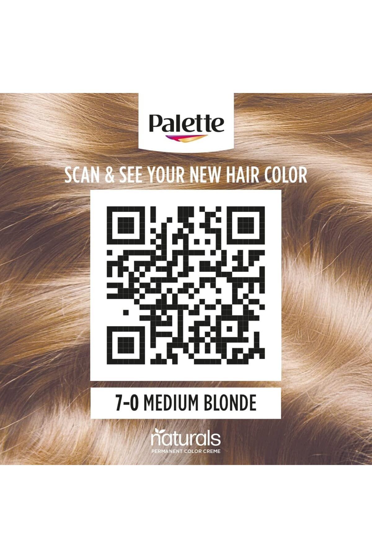 Palette-Medium blonde plate 7/0 6