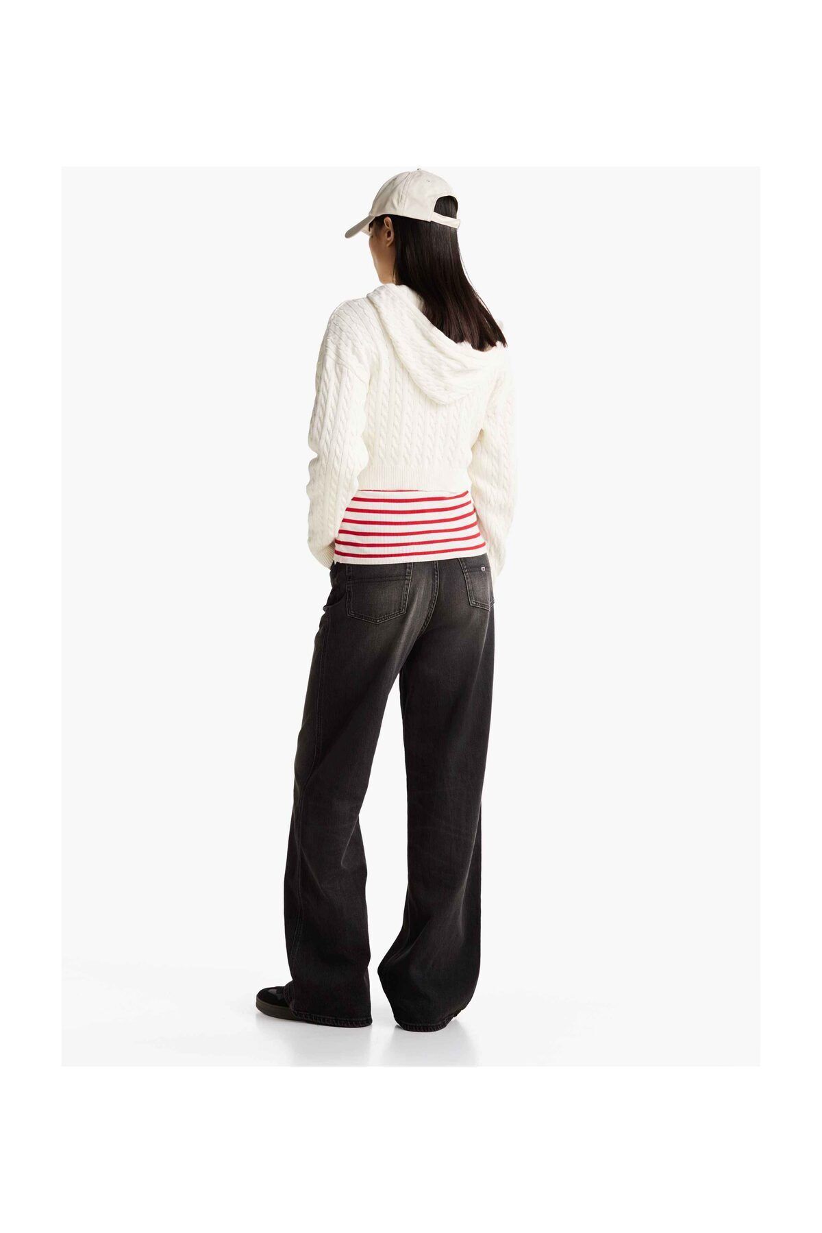 Tommy Hilfiger-TJW Badge Cabl kapucnis kapucnis - Cardigan Extensible 3