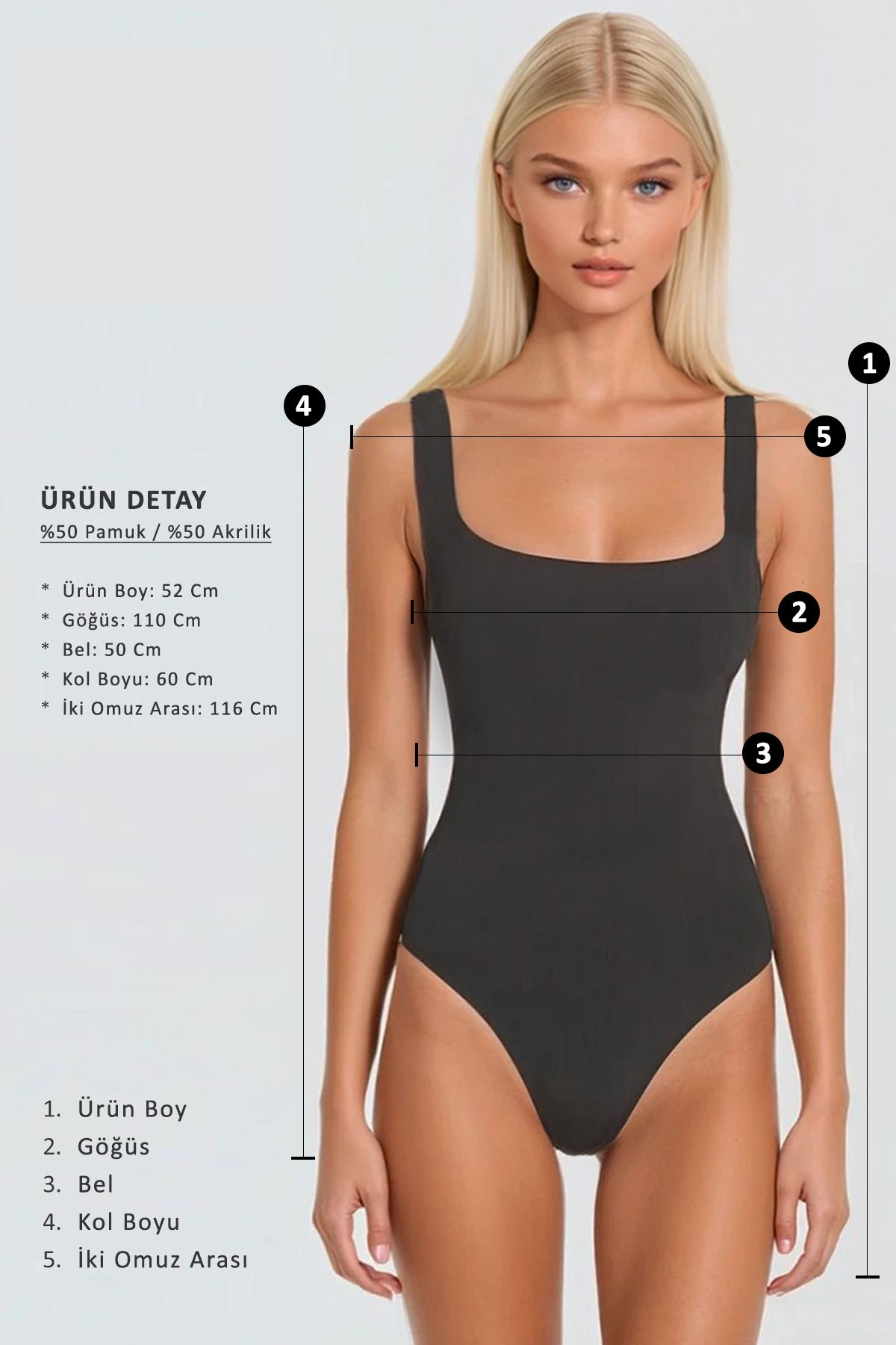 Trend Alaçatı Stili-Damen-Strickbluse „Vanilla“ mit quadratischem Ausschnitt und Lochmuster ALC-X10308 7