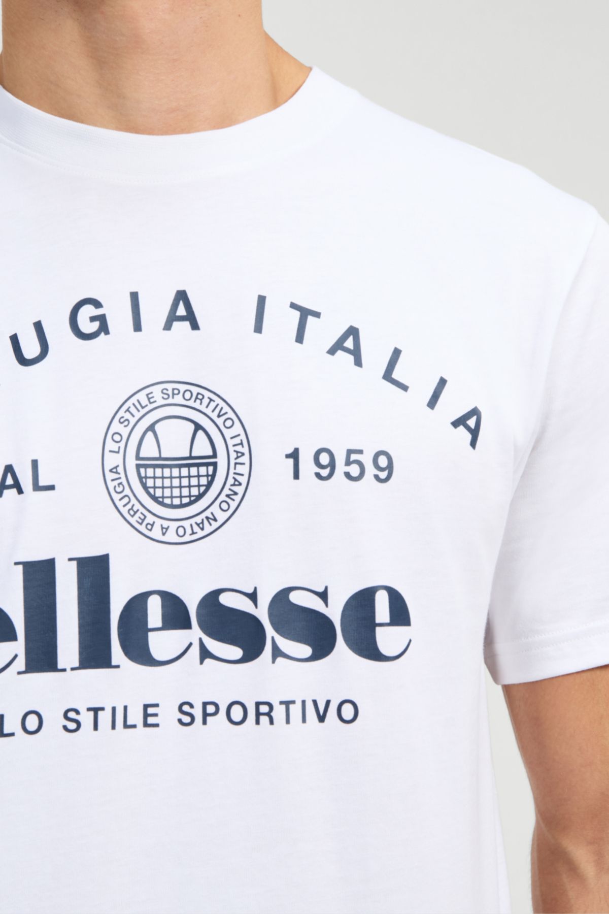 Ellesse-Pánské tričko – bílé 4