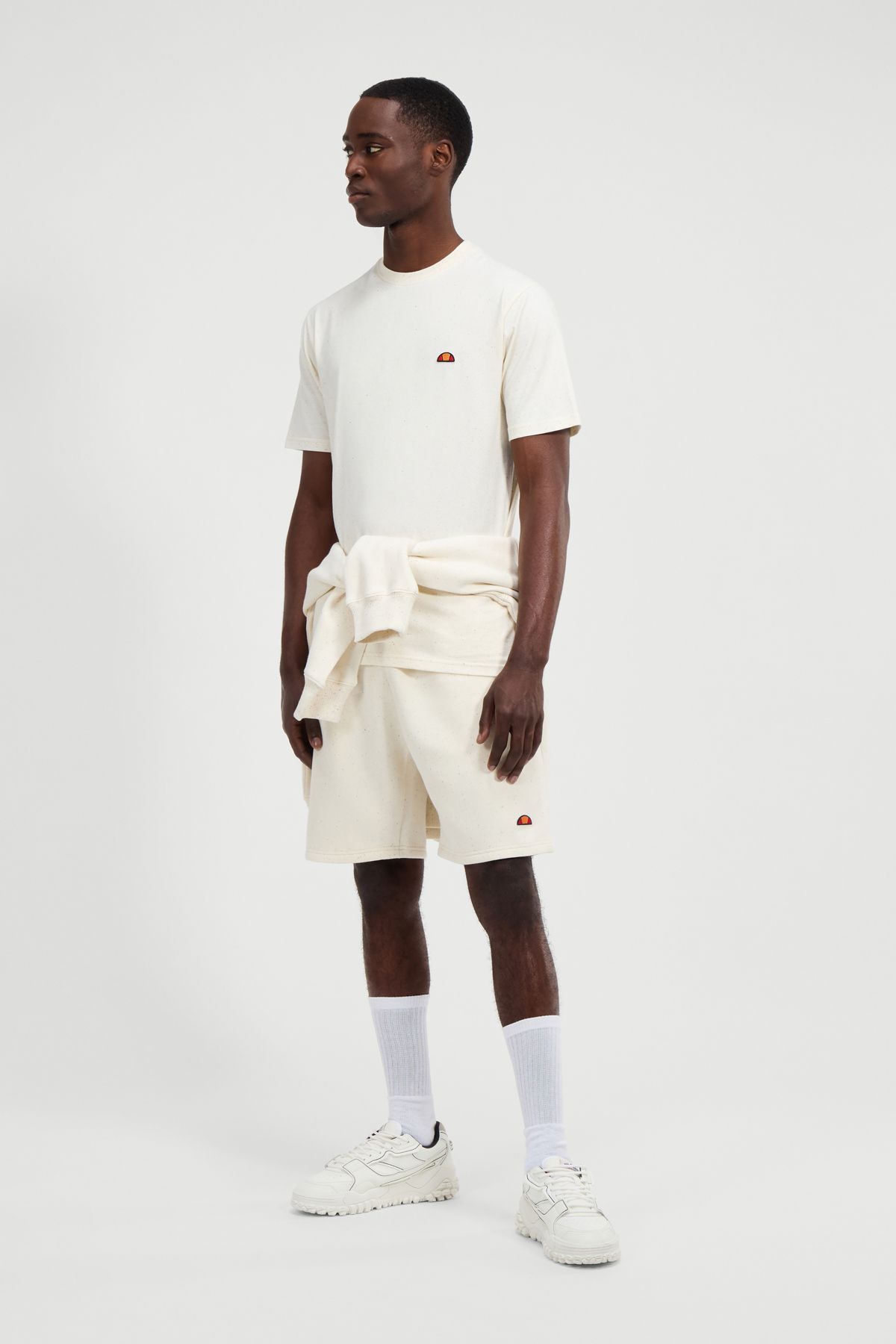 Ellesse Męska Koszulka Off White - L