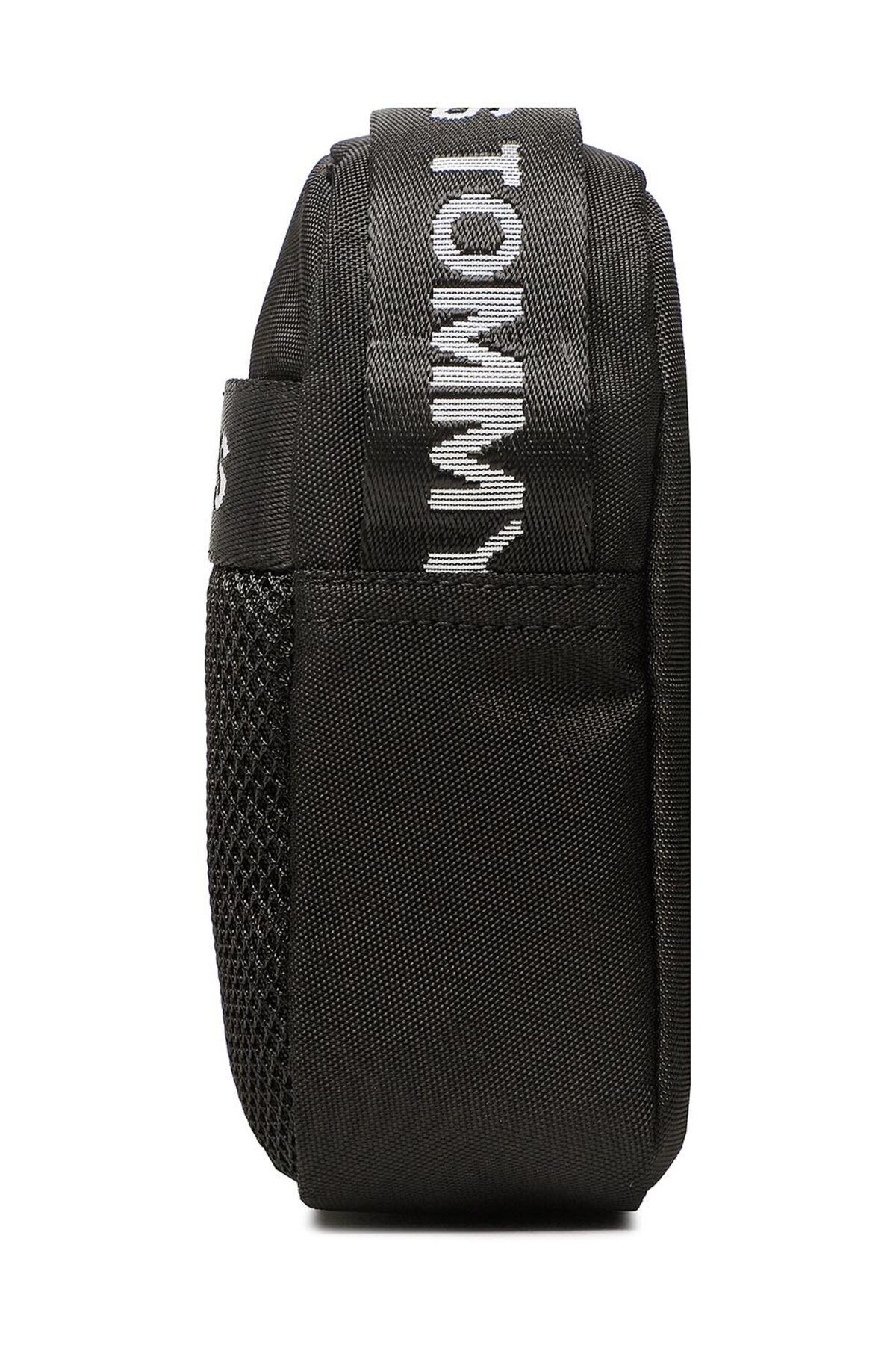Tommy Hilfiger-18x17x6 Black Men's Zippered Messenger Bag Tjm Essential Square Reporter 3